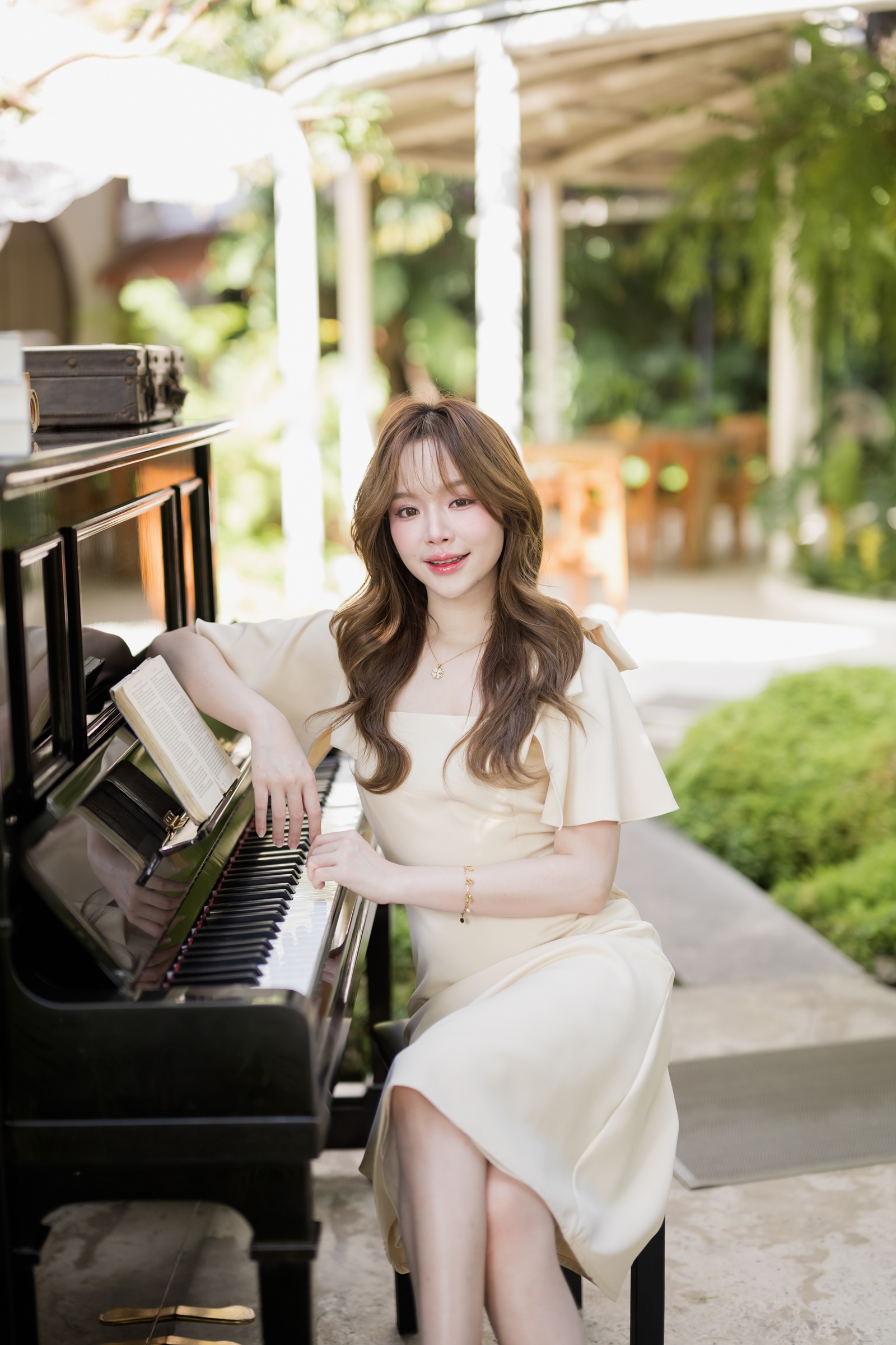 Bellette Bow Shoulder Dress