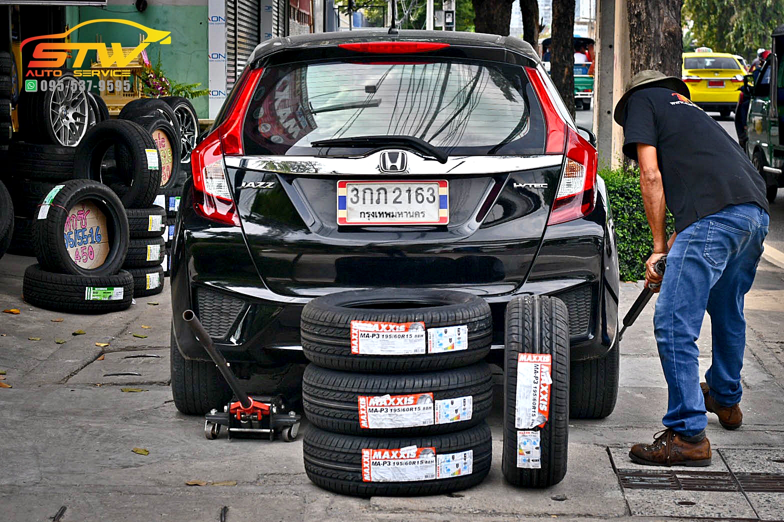 ยางใหม่ MAXXIS MA-P3 195/60R15 88H