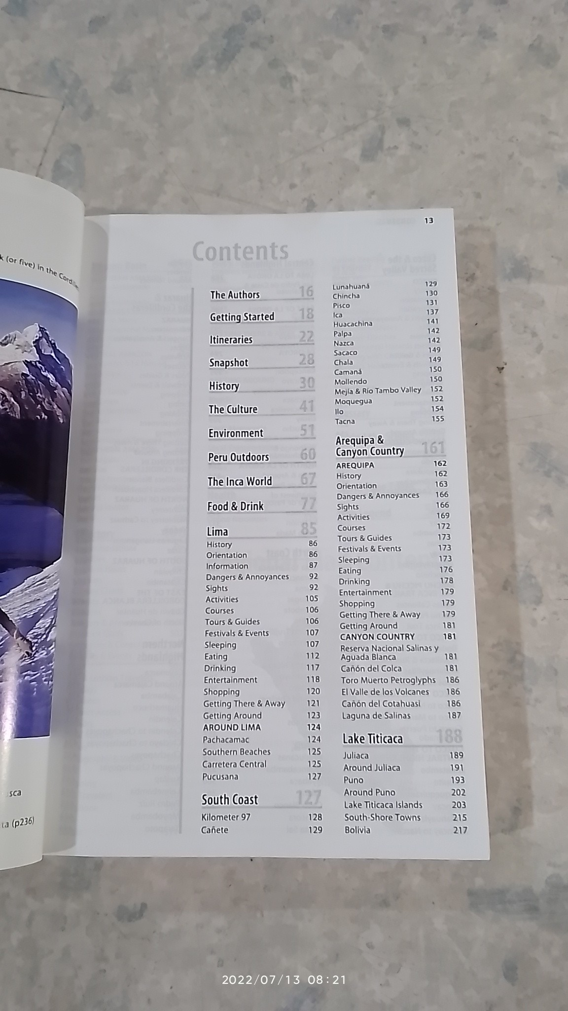 lonely planet : Peru