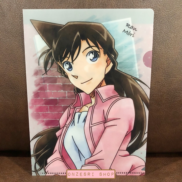 แฟ้มเล็กขนาด A5 ขนาด 14.5 x 20.5 ซม. Detective Conan Art Series Mini Clear File ลาย Ran Mori มาพร้อมซองกระดาษใส่ลายเฉพาะ ไม่มีวางจำหน่ายทั่วไปนะคะ ต้องกดตู้ที่ญี่ปุ่นมาค่ะ