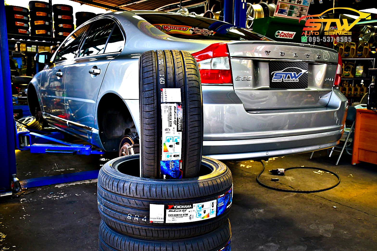 ยางใหม่ YOKOHAMA BluEarth AE-51 245/40R18 97W