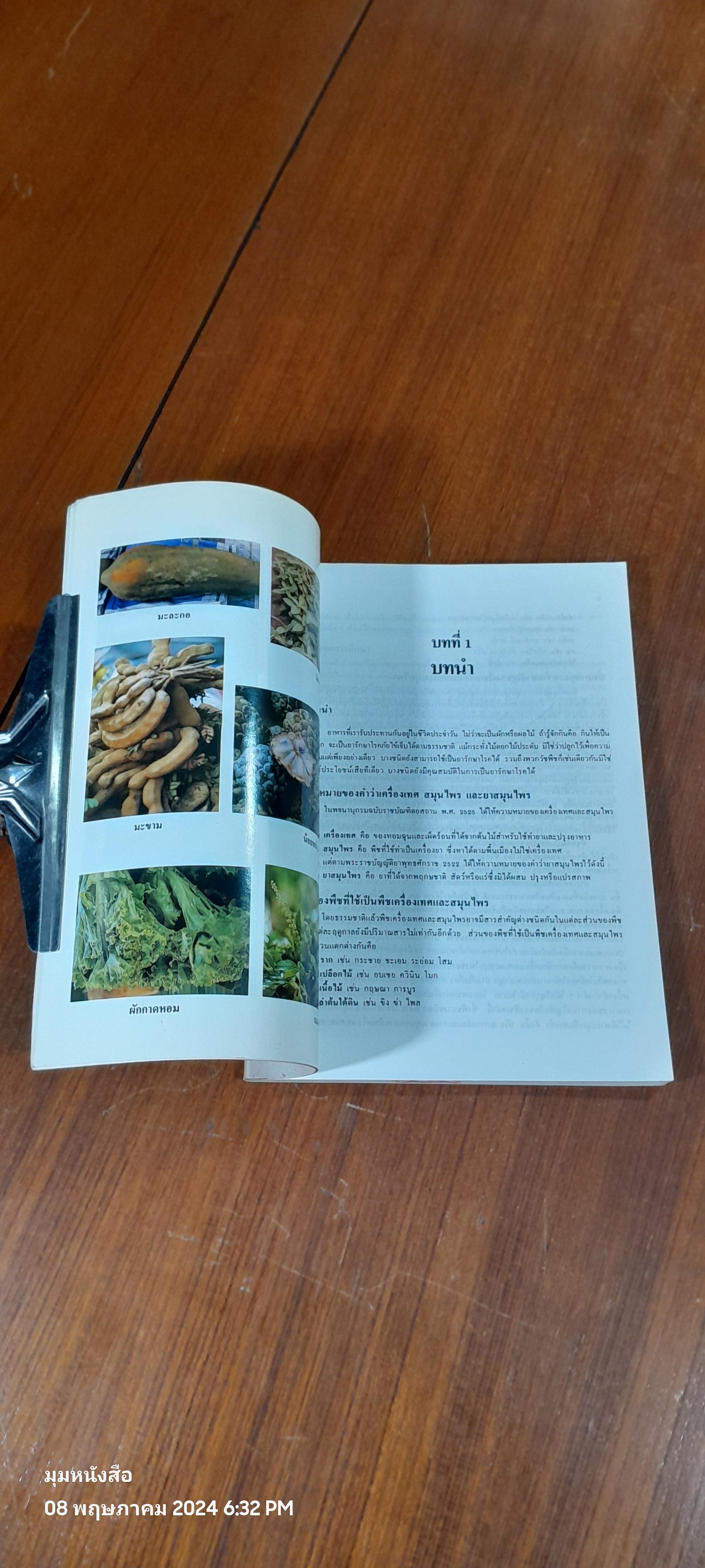 พืชเครื่องเทศ และ สมุนไพร ( มีรอยขีดเขียนด้านใน ) / รุ่งรัตน์ เหลืองนทีเทพ