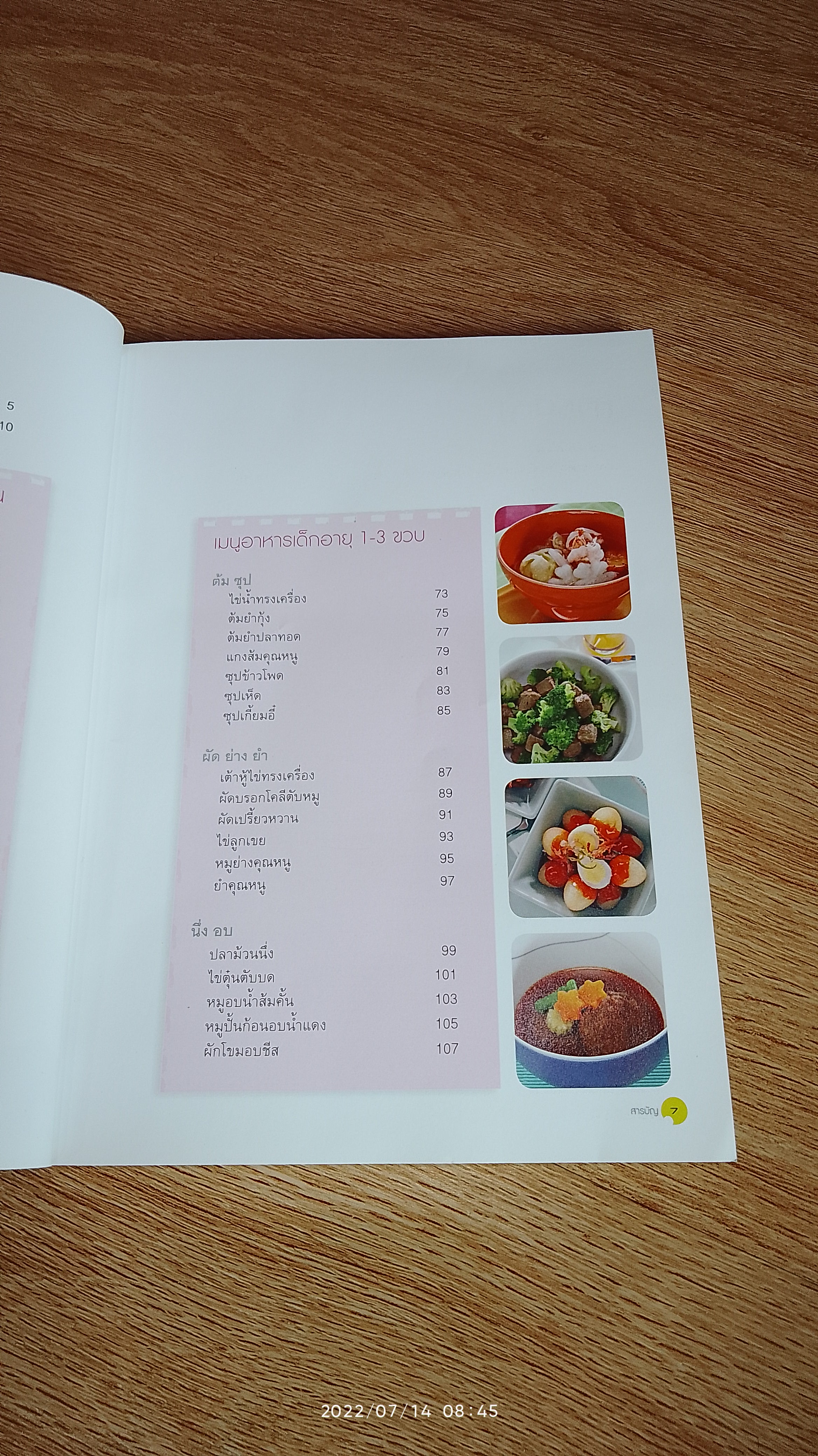 เมนูเด็กแรกเกิดก่อนถึงวัยเรียน / แสงแดด