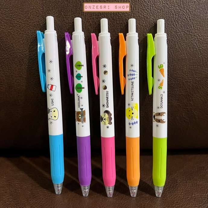 ปากกา Zebra Sarasa Clip x Hokkaido (Limited) หัว 0.5 หมึกสีดำ มี 5 ลายให้เลือก