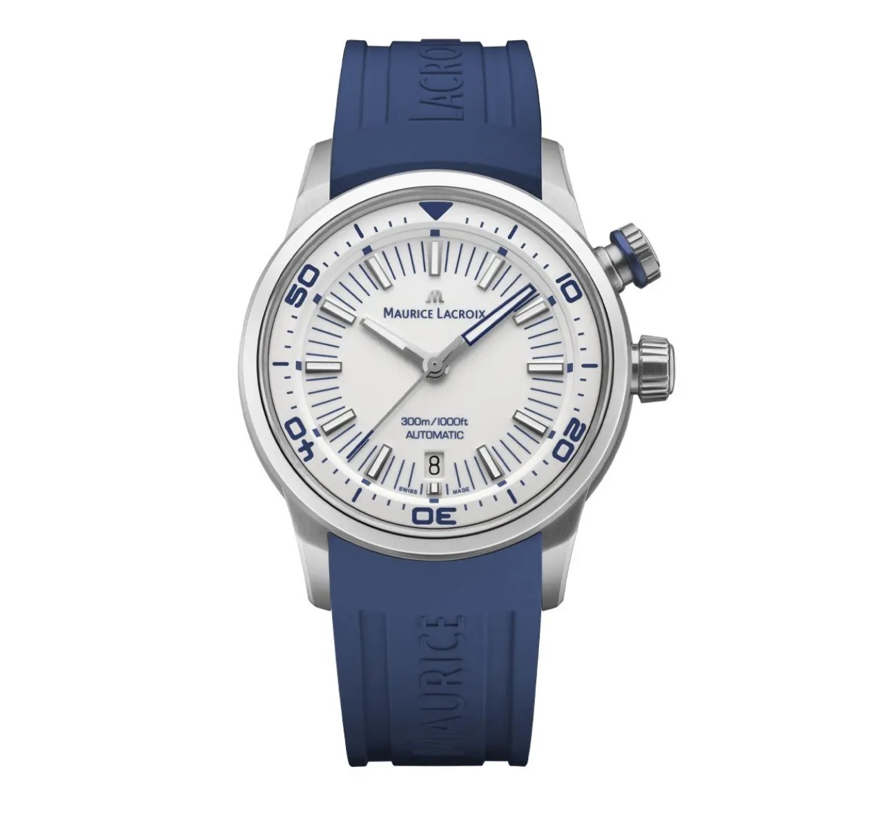(ประกันศูนย์ไทย) MAURICE LACROIX PONTOS S Diver 42mm White Dial
