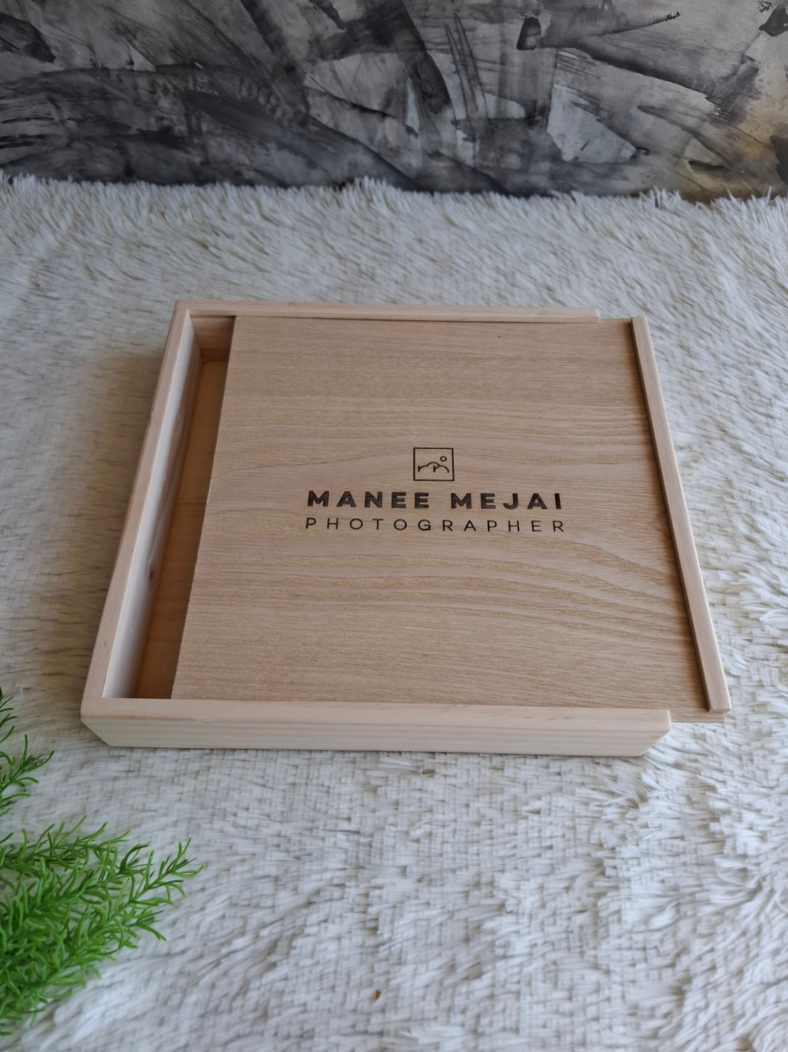 กล่องไม้แบบฝาสไลด์