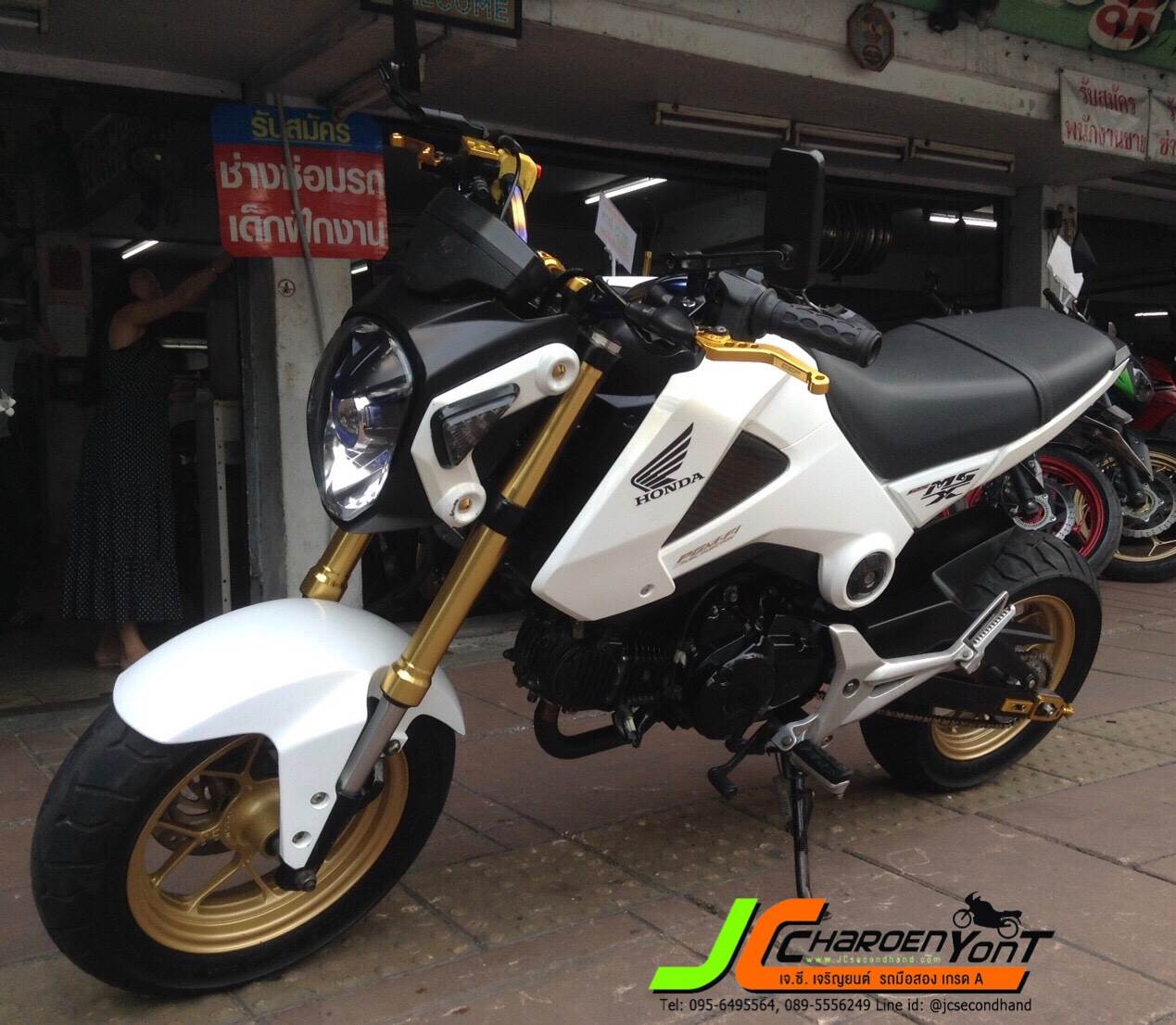 "รถบ้านมือเดียวแท้ๆ" HONDA MSX125~แม็คทอง~จดทะเบียนปี58 สภาพพร้อมใช้แต่งภายนอกนิดหน่อย เครื่องดีเดิมแน่น