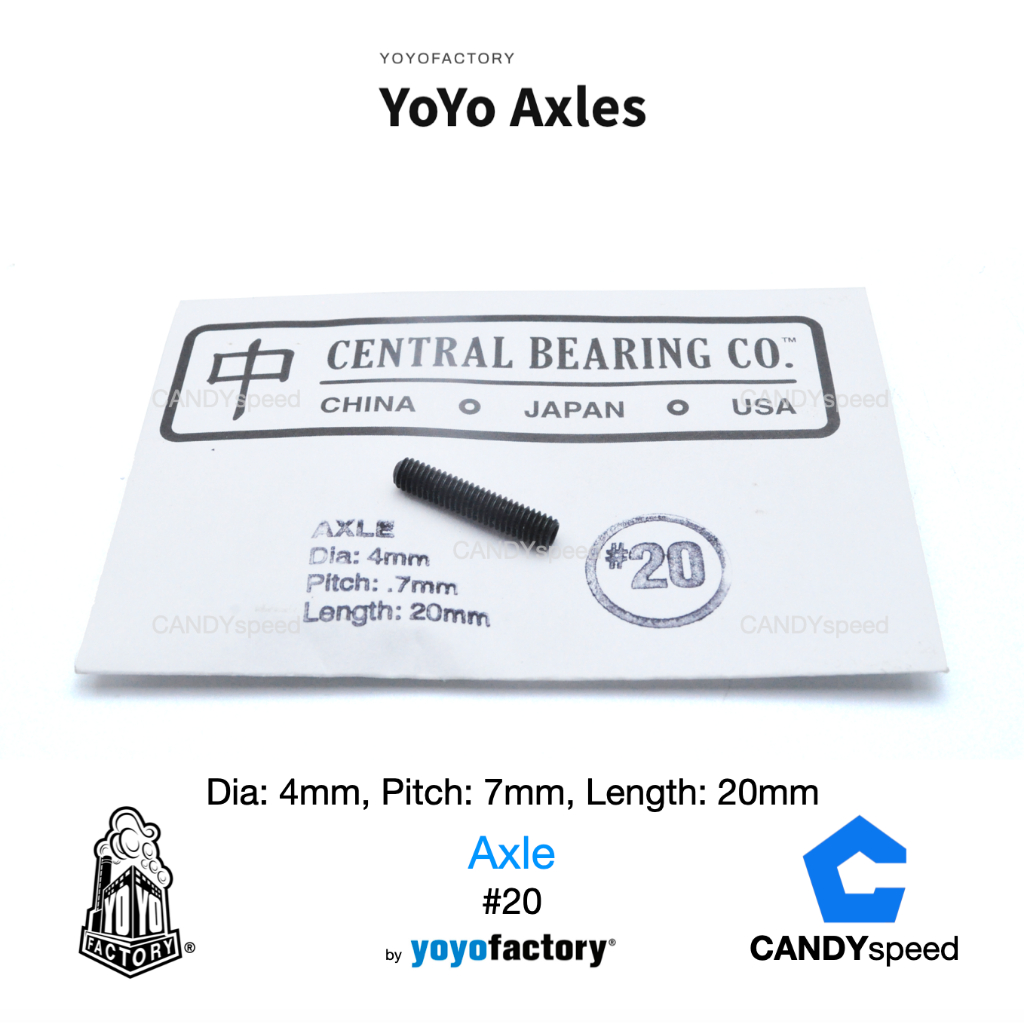 yoyo โยโย่ yoyofactory Yoyo Axles แกนโยโย่ Axle เพลาโยโย่ | by CANDYspeed