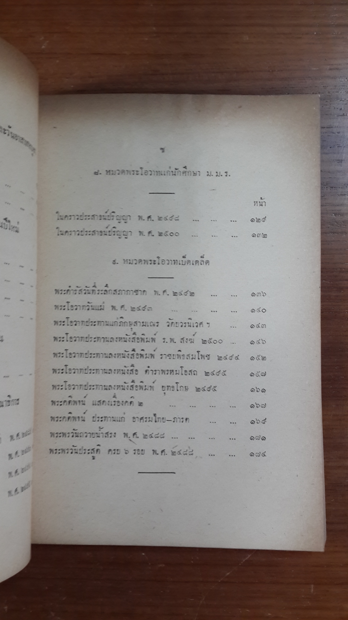 พระโอวาท : อนุสรณ์ในงานพระราชทานเพลิงศพ สมเด็จพระสังฆราชเจ้า กรมหลวงวชิรญาณวงศ์