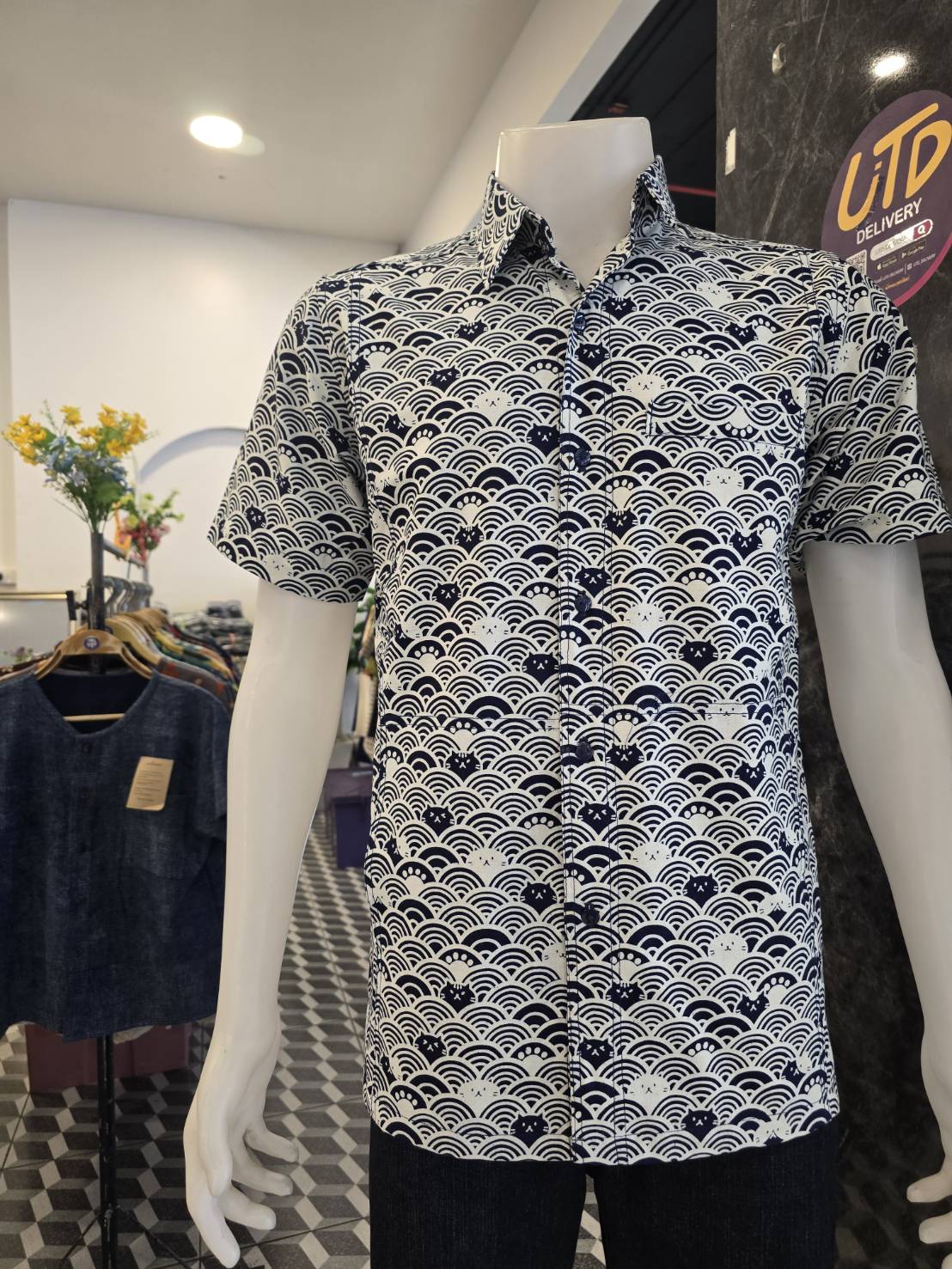 เสื้อทรงซาฟารีชาย 3 กระเป๋า