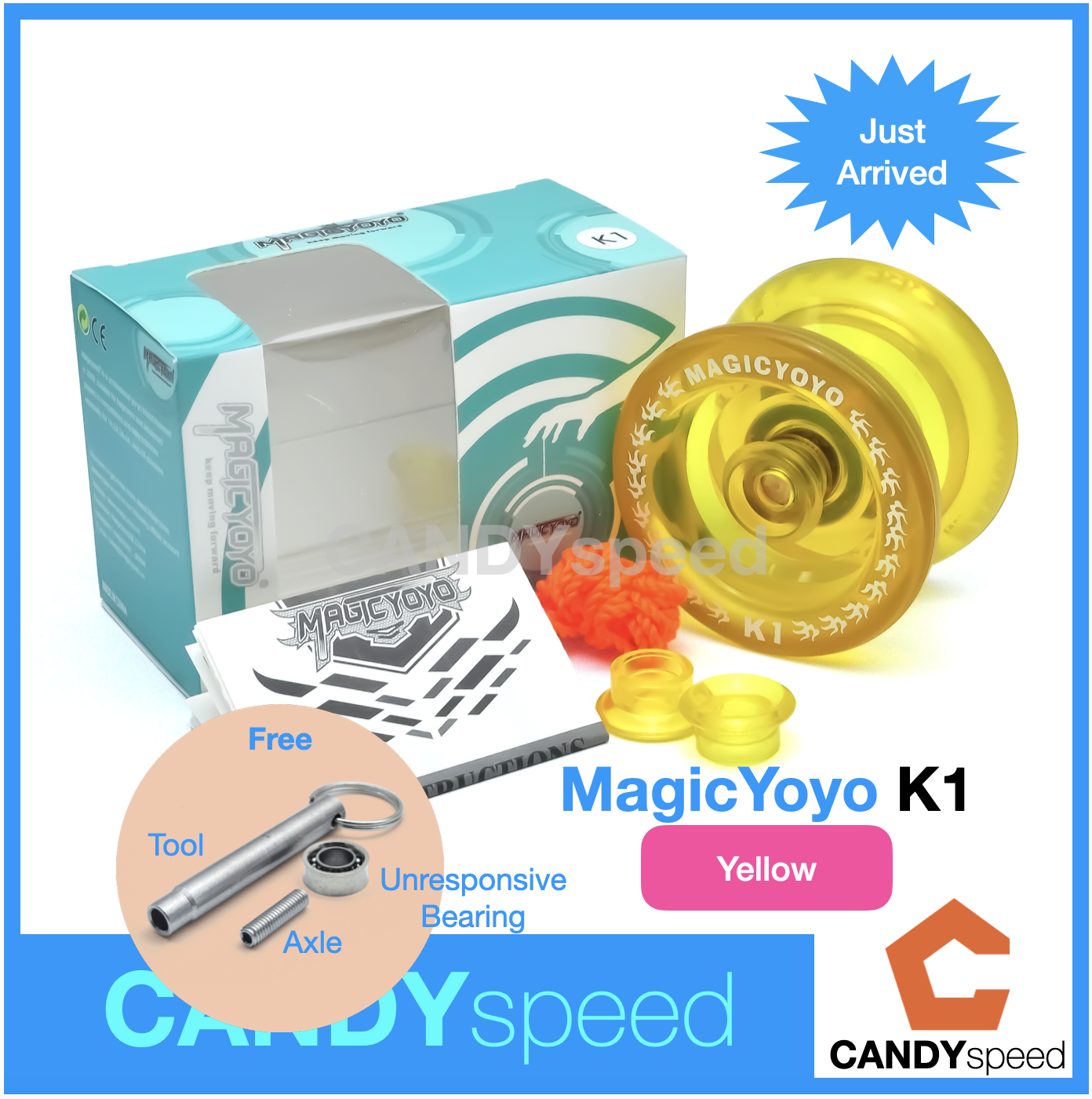 *แถมลูกปืน Unresponsive* Yoyo โยโย่ MagicYoyo K1 | by CANDYspeed