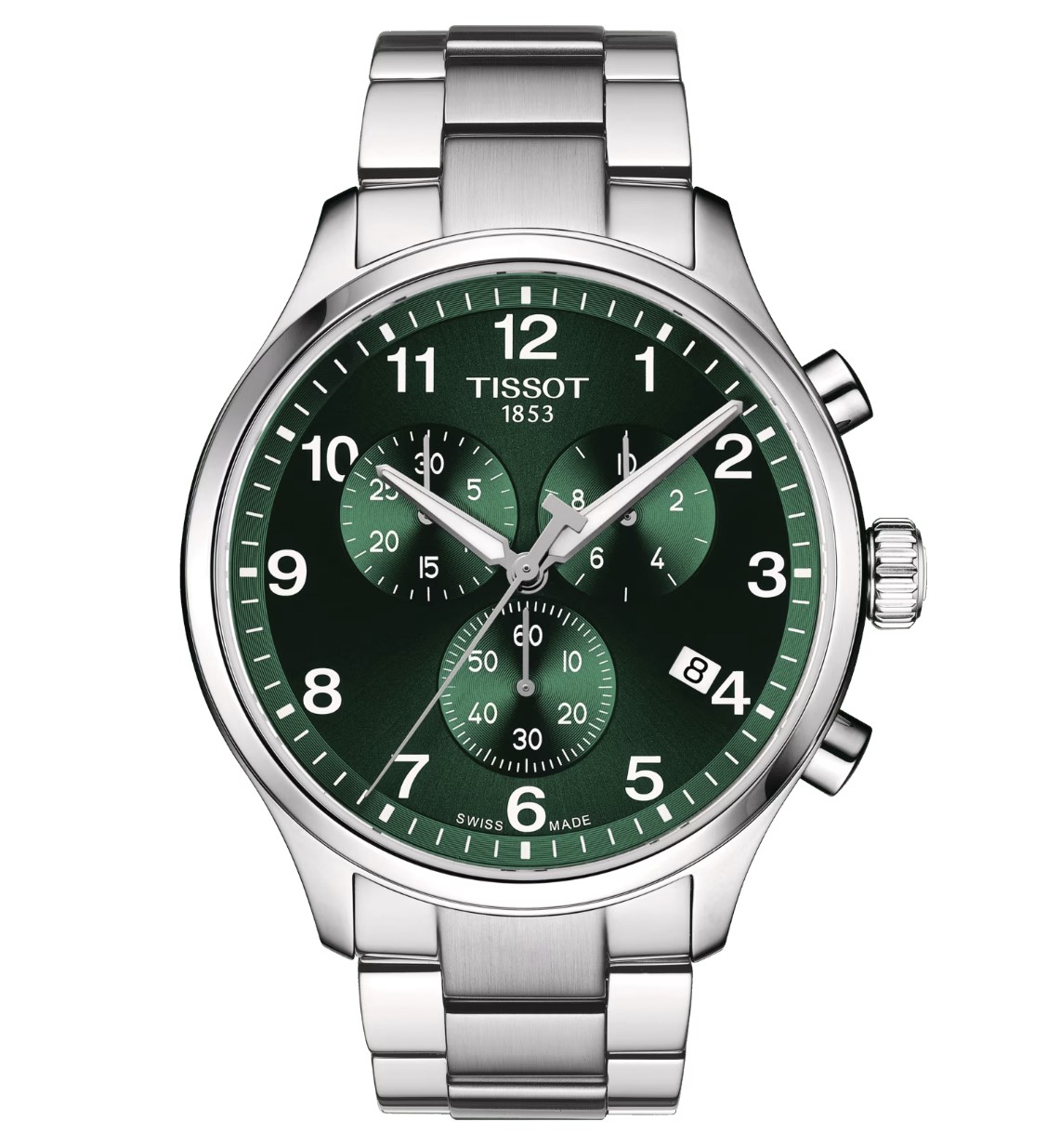 (ประกันศูนย์ไทย) TISSOT CHRONO XL CLASSIC รุ่น T116.617.11.092.00 (เขียว สายสแตนเลส)