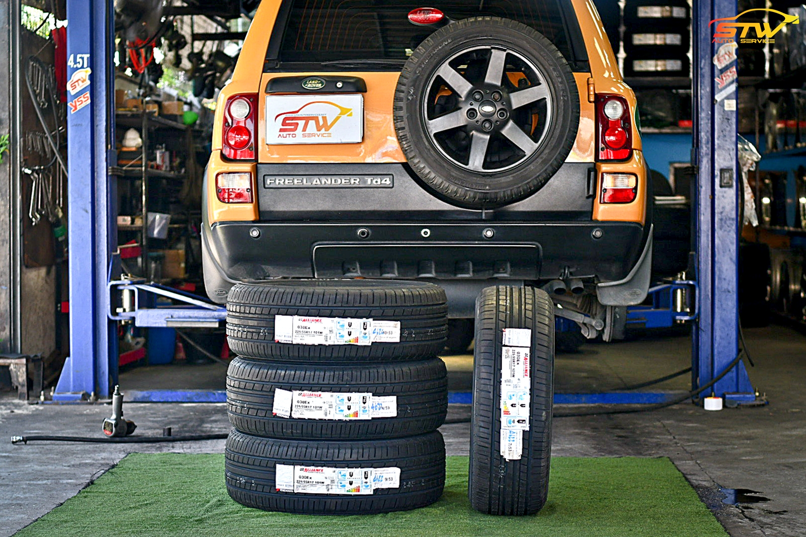 ยาง ALLIANCE AL30 (BY YOKOHAMA) 225/55R17 101W ติดตั้งใส่ LAND ROVER FREELANDER Td4