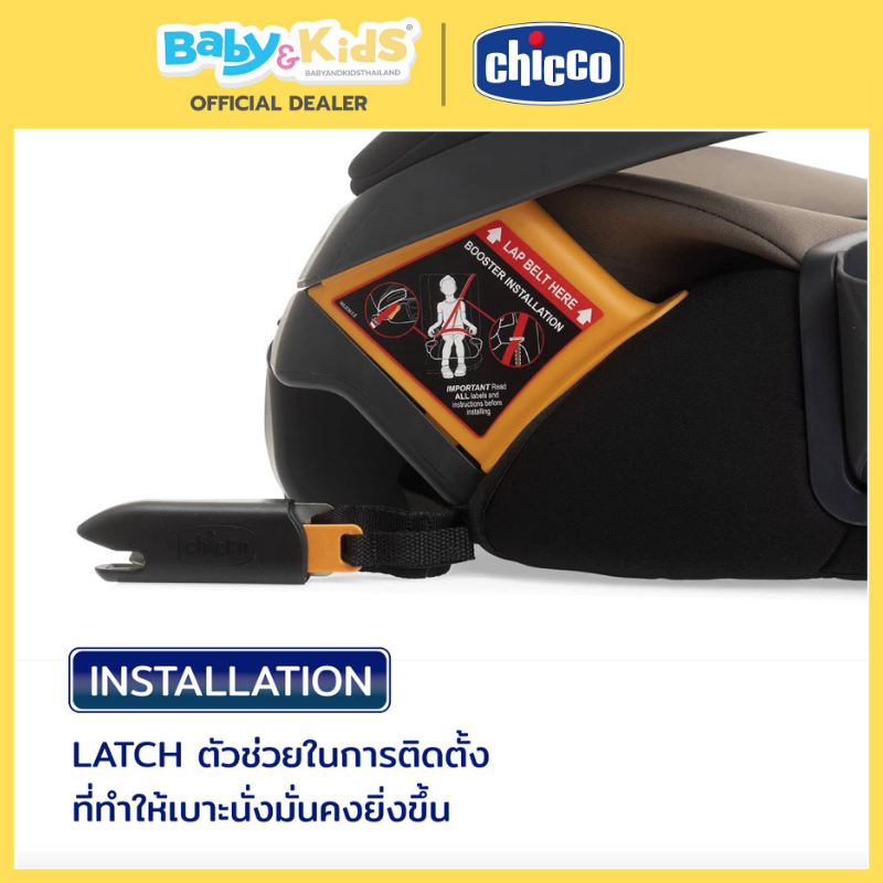 Chicco คาร์ซีทแบบเบาะนั่งเสริม Booster Go Fit Plus Avenue
