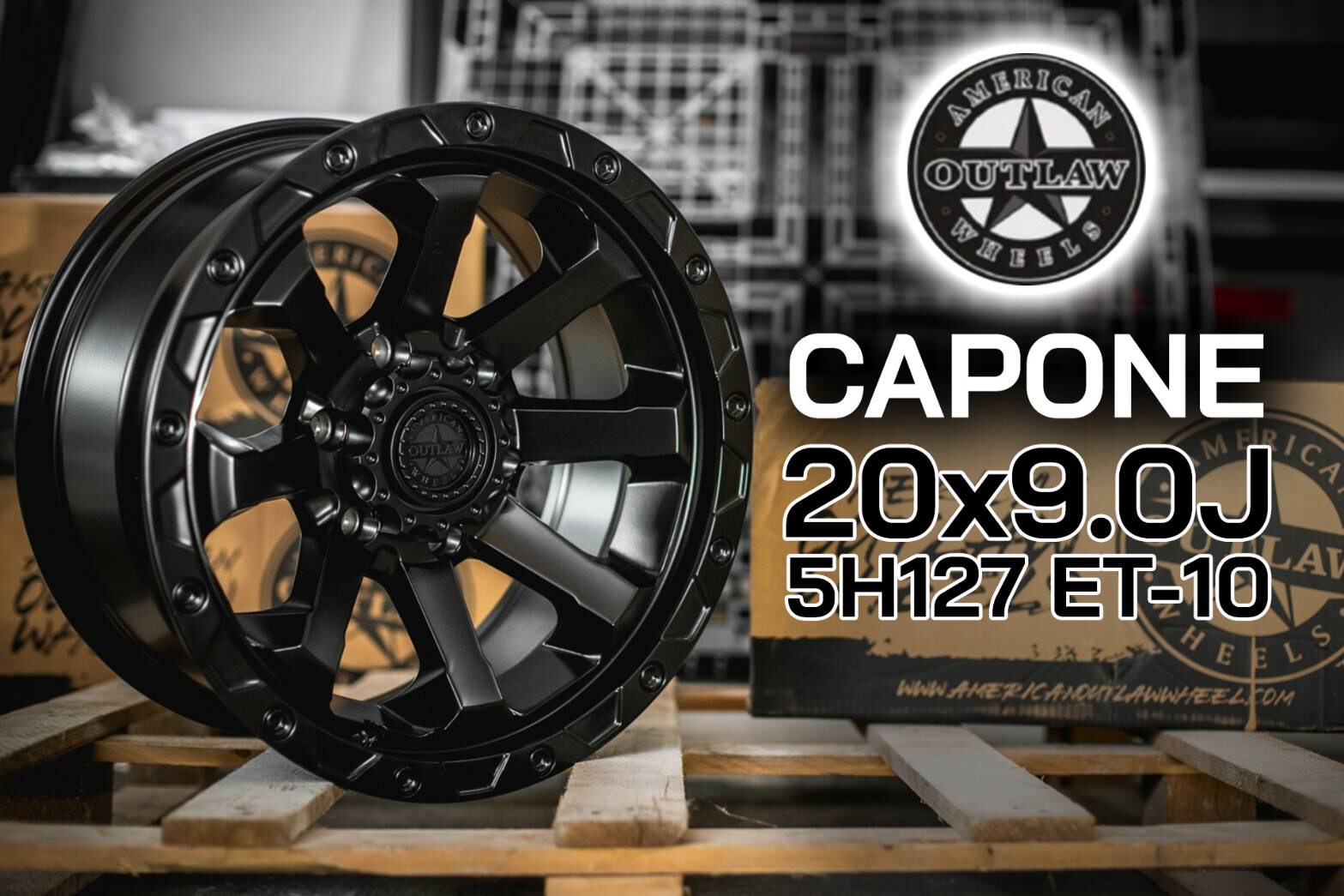 ล้อแท้ออฟโรด สไตล์ AMERICAN CAPONE ขอบ20นิ้ว