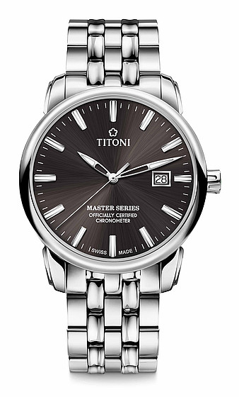 TITONI MASTER SERIES รุ่น 83188 S-576 (หน้าปัดเทา Anthracite) ประกันศูนย์ไทย