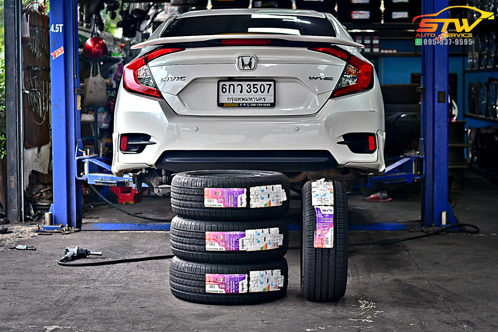 ยางใหม่ APOLLO Alnac 4G 215/55R16 93V