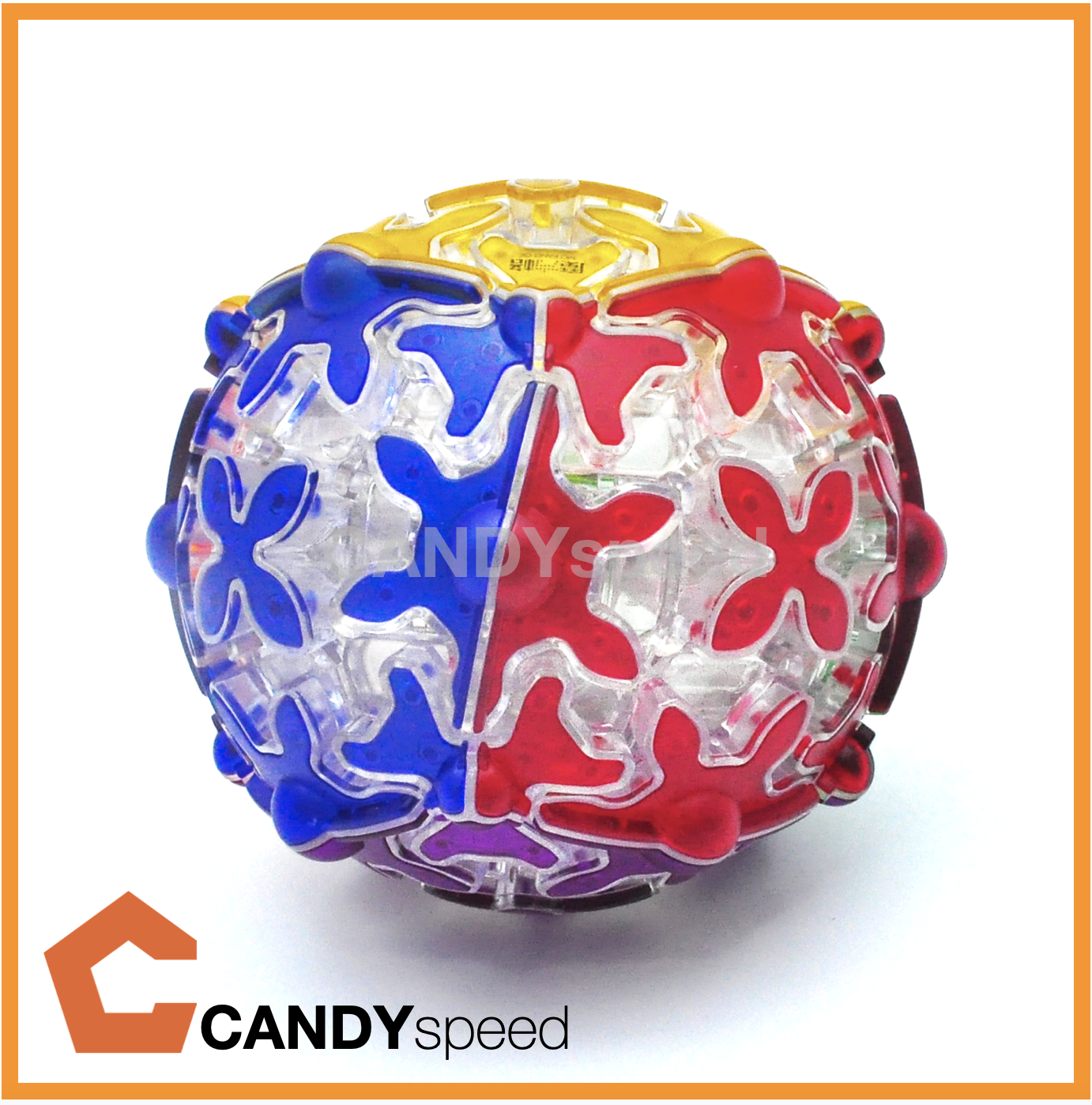 รูบิค QiYi Gear Transparent Series | Rubik QiYi Gear Transparent | by CANDYspeed