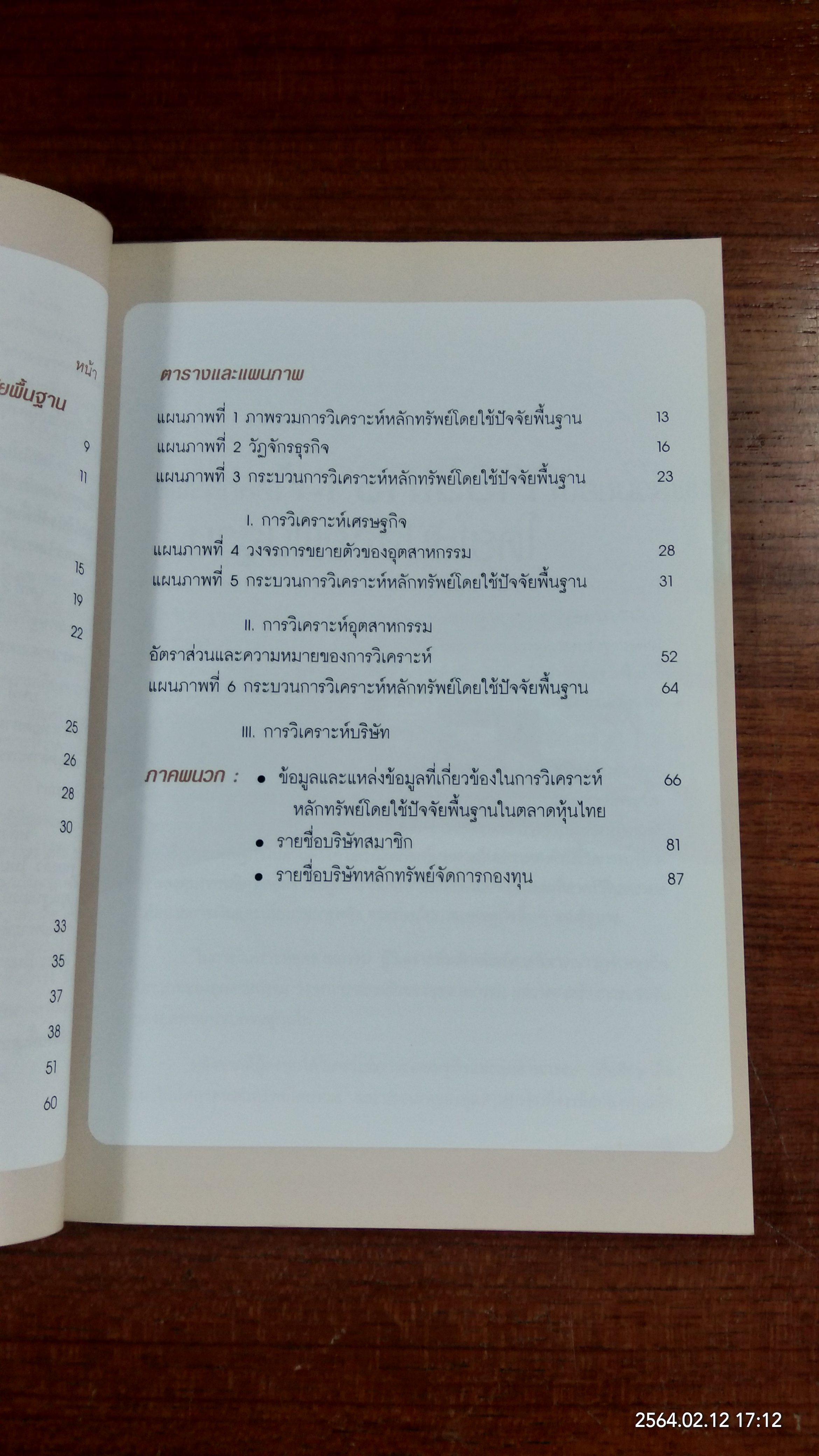 การวิเคราะห์หลักทรัพย์โดยใช้ปัจจัยพื้นฐาน / ตลาดหลักทรัพย์ปห่งประเทศไทย
