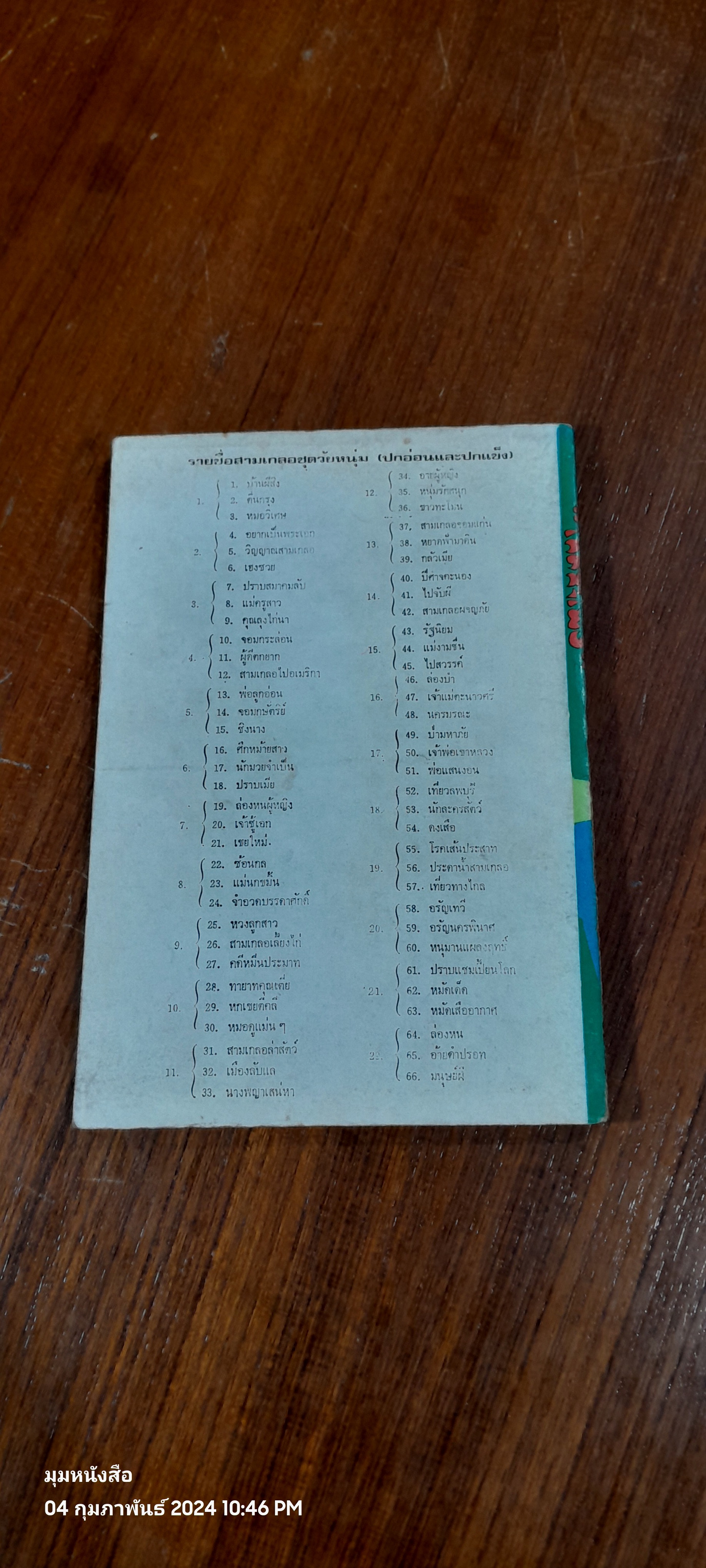 พล นิกร กิมหงวน ชุด วัยหนุ่ม : เกิดสำเพ็ง / ป. อินทรปาลิต