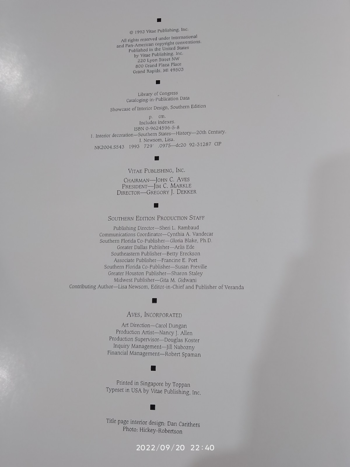 SHOWCASE OF INTER DESIGN