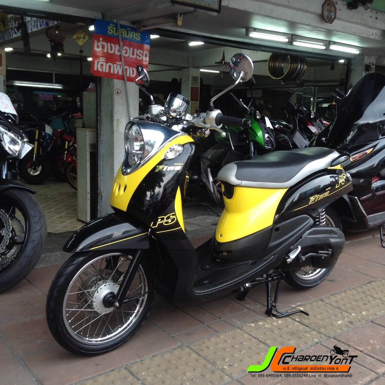 ต้องใช้คำว่า "ขายสภาพ" กันเลยกับคันนี้ YAMAHA FINO PS จดทะเบียนปี56 สีเหลืองโดนๆ สภาพสวยเดิมทั้งคัน เครื่องเดิมสีเดิมแท้ทั้งคันรอยน้อยมาก