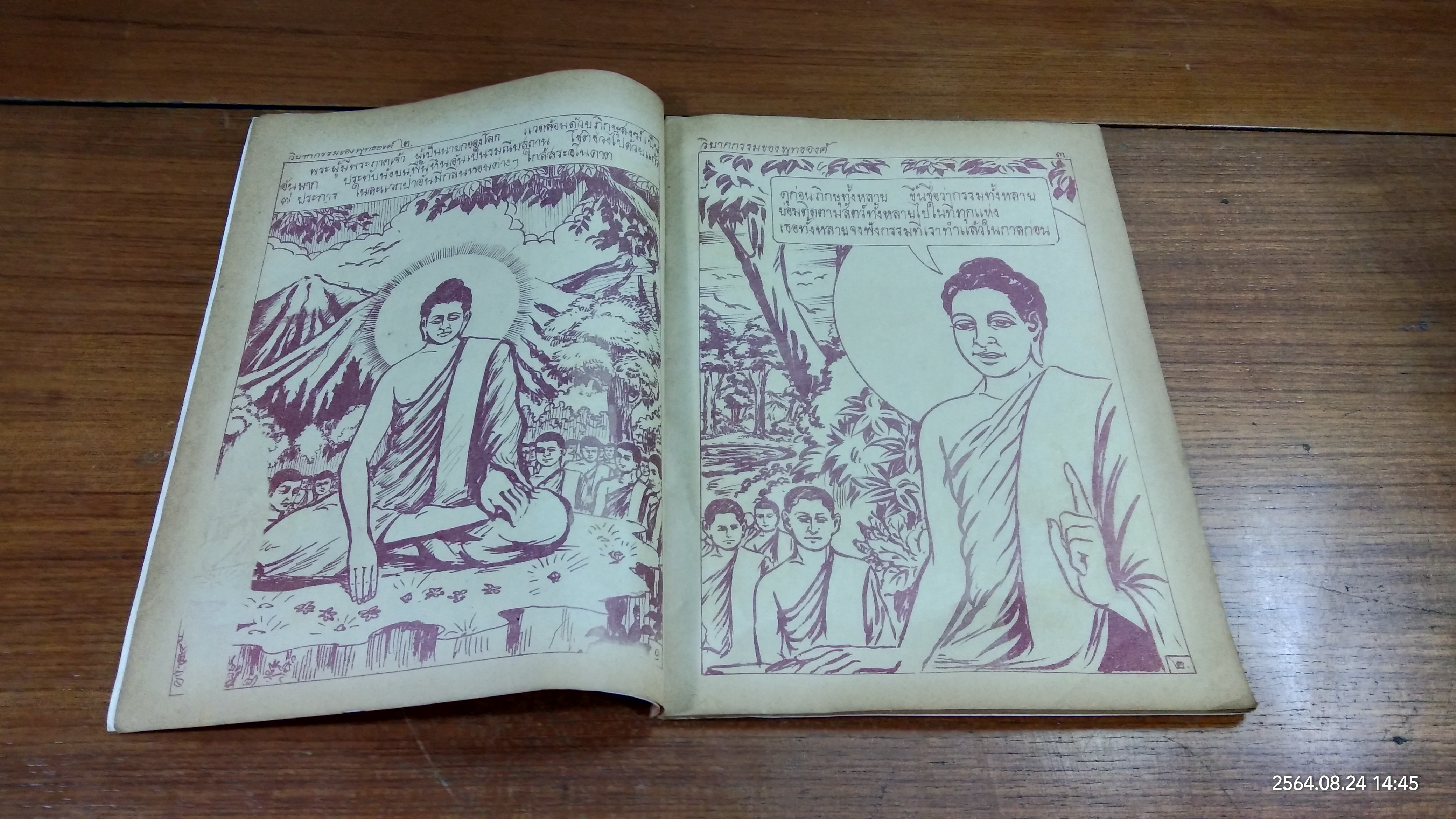 การ์ตูนธรรมะ วิบากกรรมของพุทธองค์ / สำนักพุทธบูชา