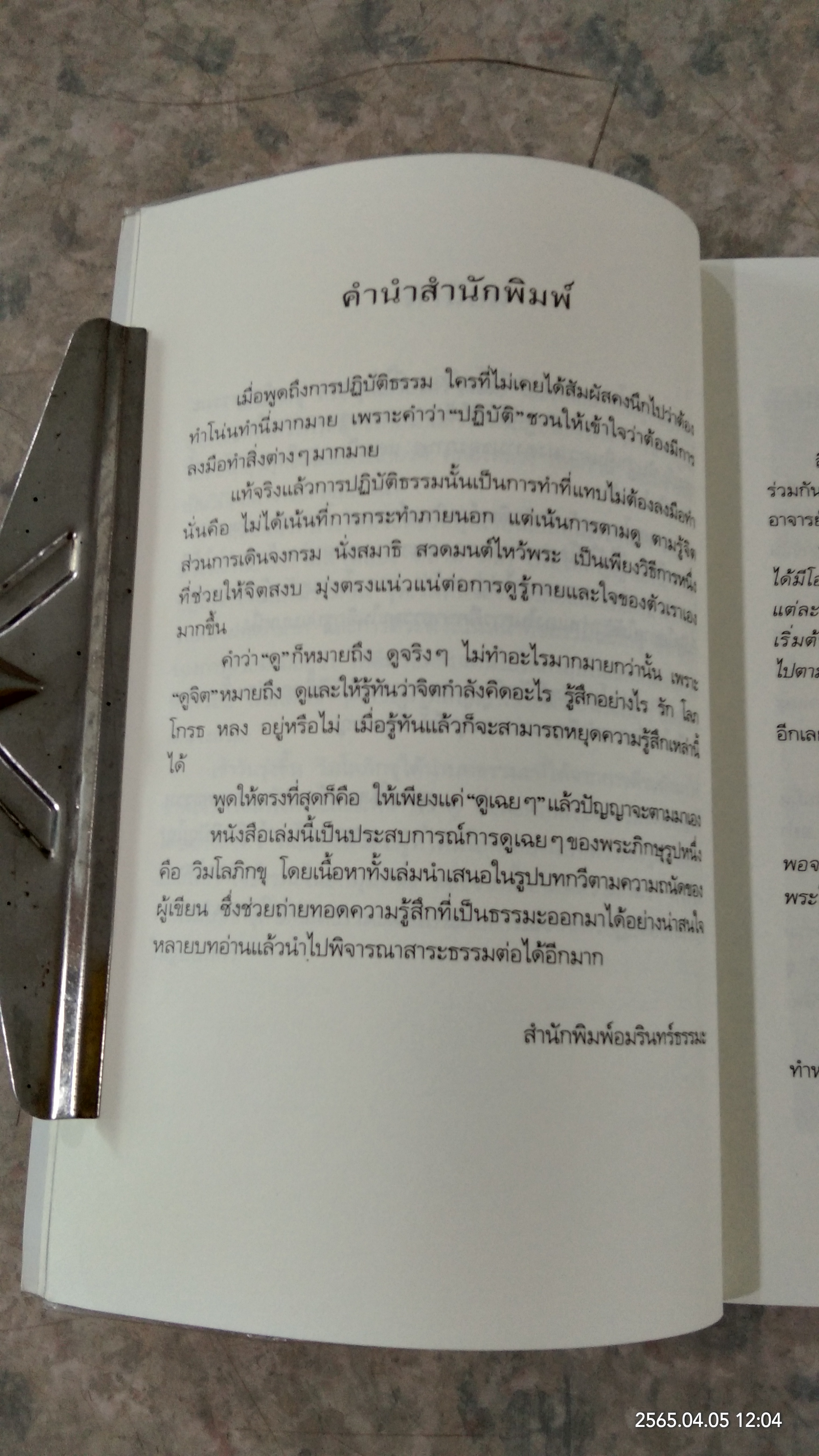 ดูเฉยๆหนึ่งพรรษา / วิมโลภิกขุ