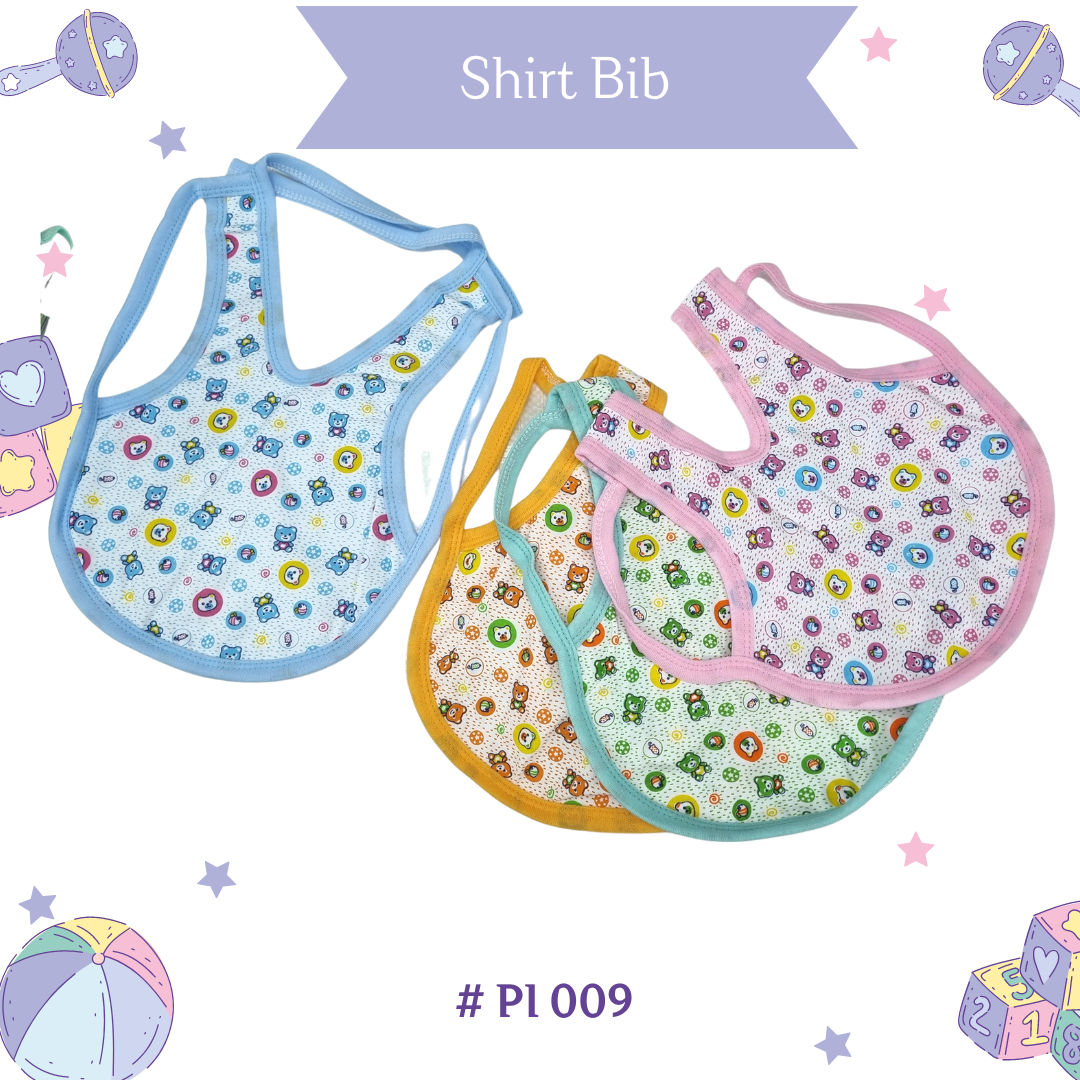 Baby bibs with back PVC กันเปื้อนเอี้ยมหลังพลาสติก