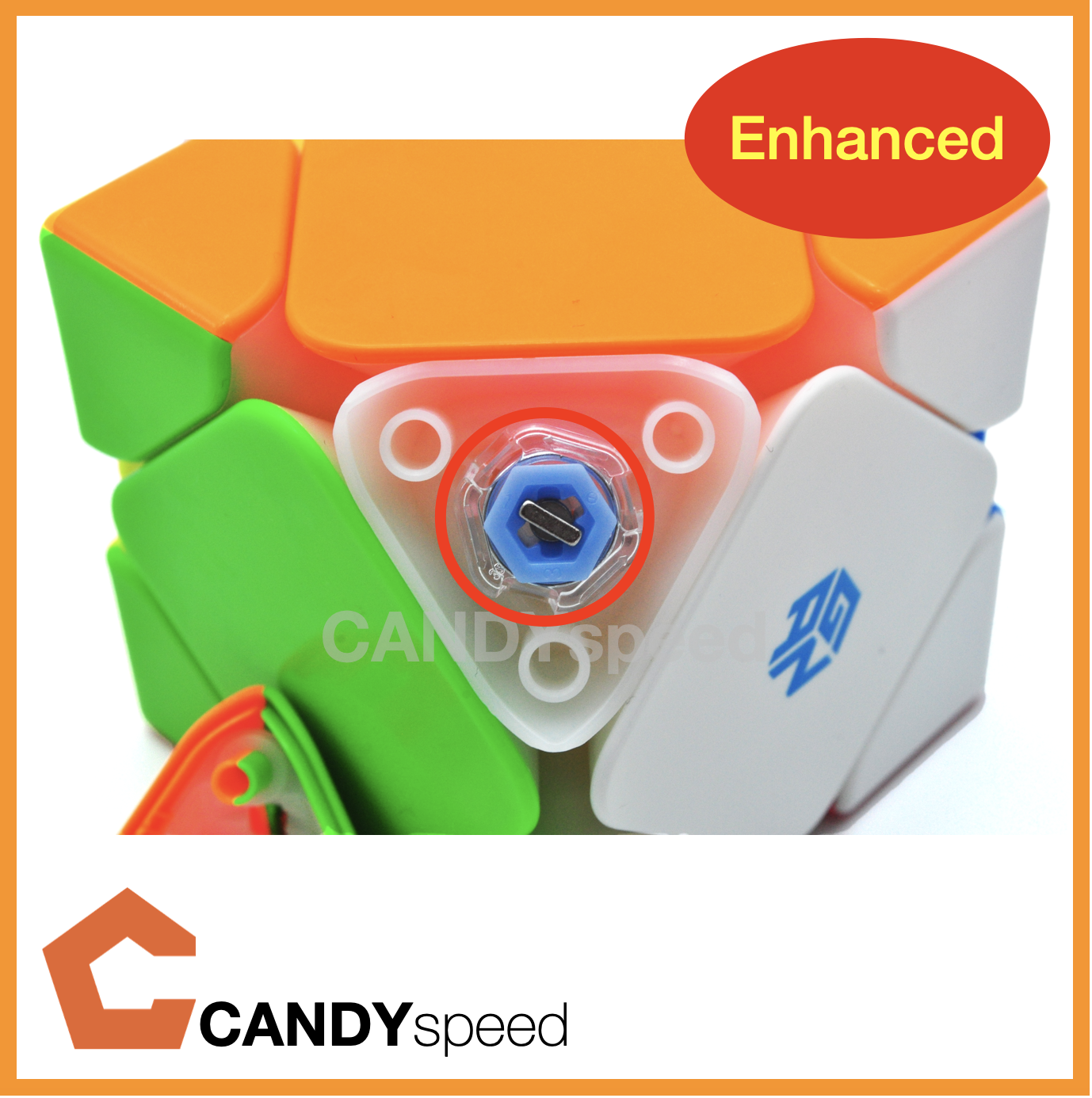 รูบิค GAN Skewb Core Positioning Stickerless มีแม่เหล็ก | By CANDYspeed