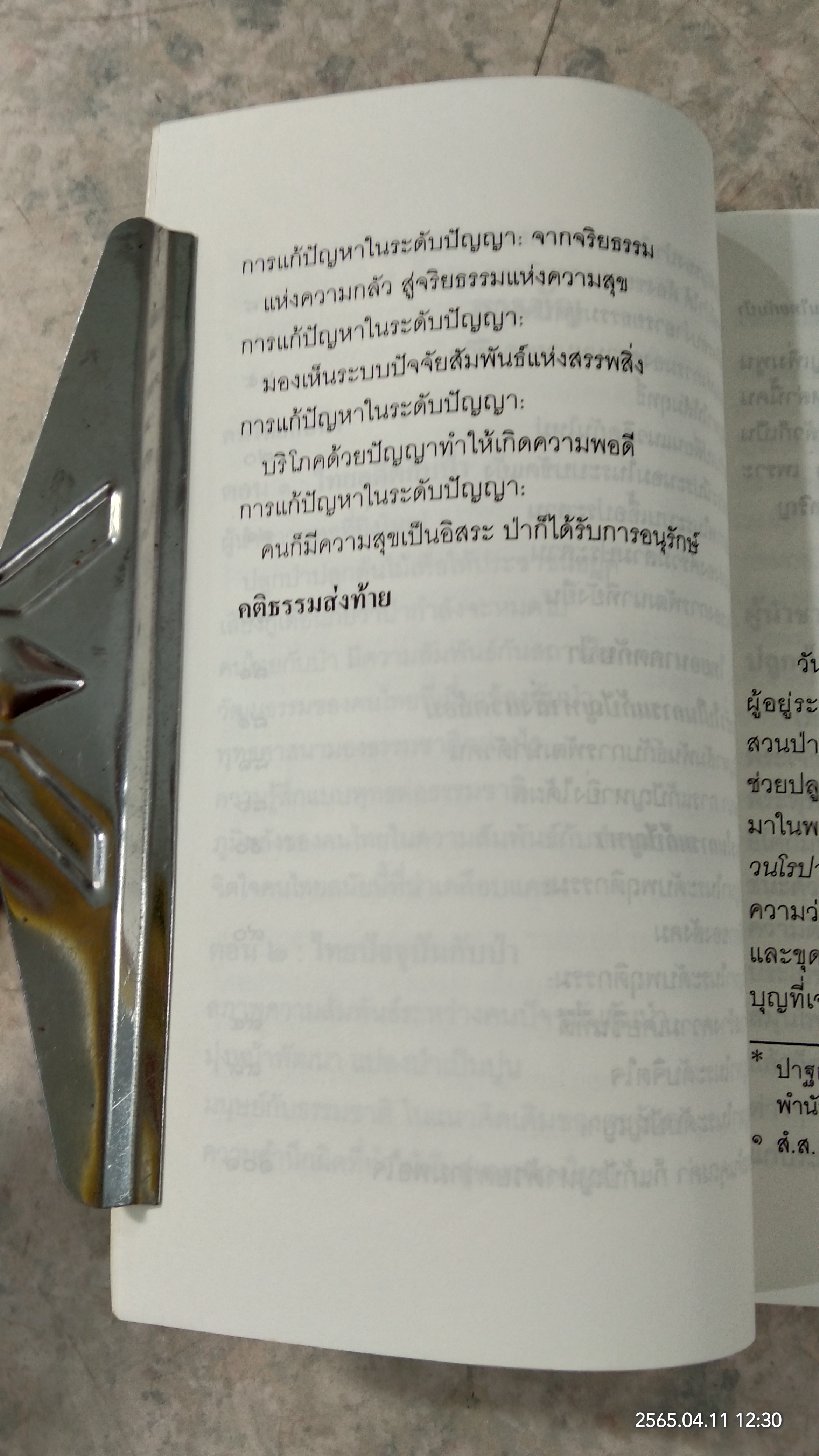 คนไทยกับป่า / พระธรรมปิฎก