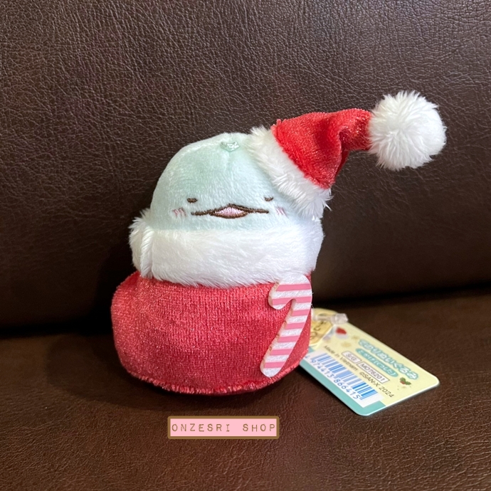 ตุ๊กตาตัวเล็ก Sumikko Gurashi Home Christmas ไซส์ SS มีห่วงไว้ห้อยสายคล้องหรือพวงกุญแจด้านบนได้ มี 4 แบบให้เลือก