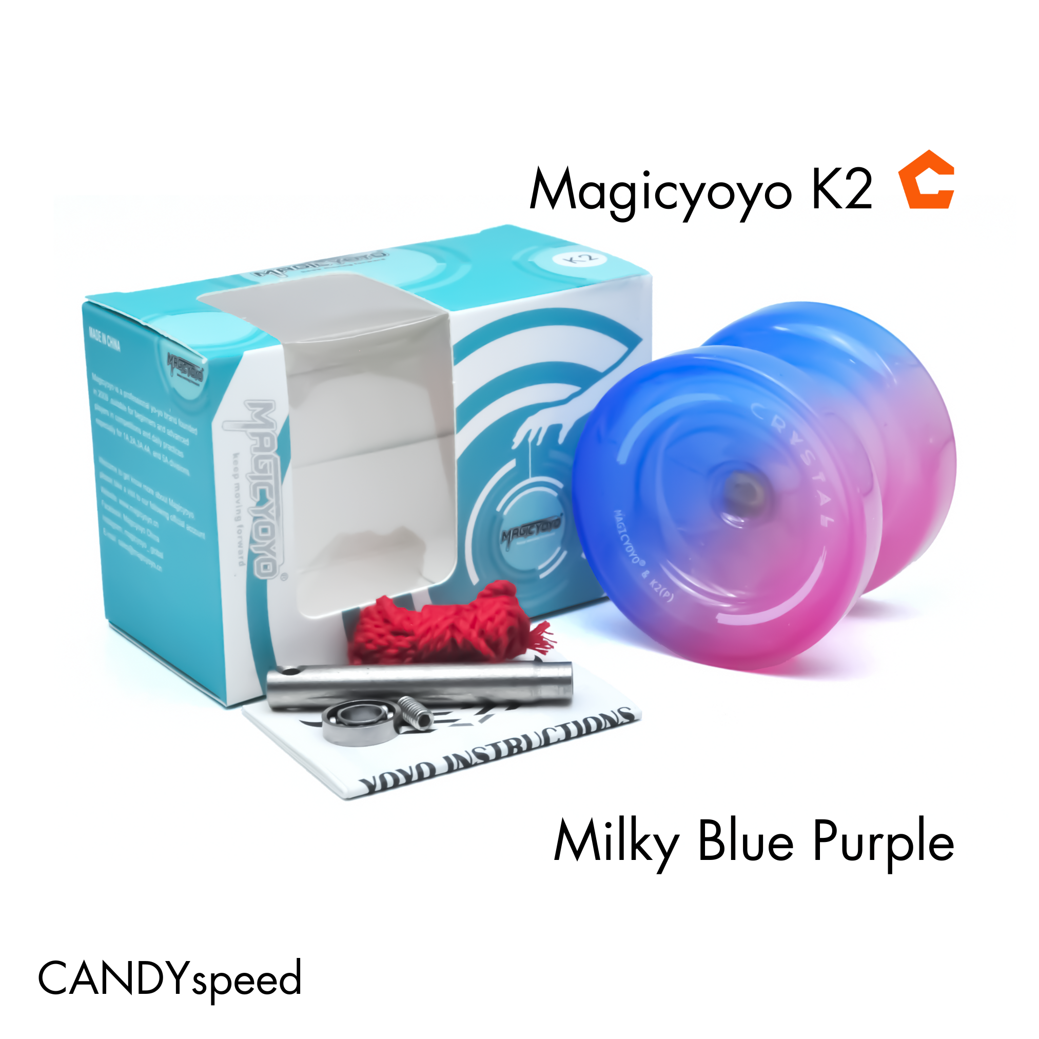 Yoyo โยโย่ MagicYoyo K2 | Magic Yoyo K2(p) CRYSTAL | by CANDYspeed