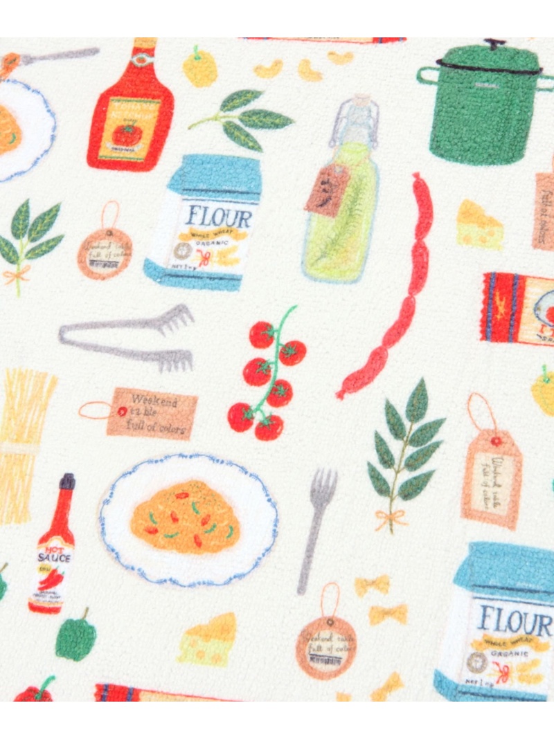 ผ้ารองจาน Studio Clip x Kahoko Sodeyama ลาย Ivory ขนาด 35.5 x 46 ซม. ซับน้ำได้ดี ขนาดใหญ่