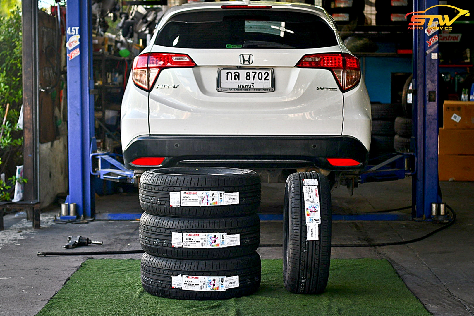ยาง ALLIANCE AL30 (BY YOKOHAMA) 215/55R17 98W ติดตั้งใส่ HONDA HR-V