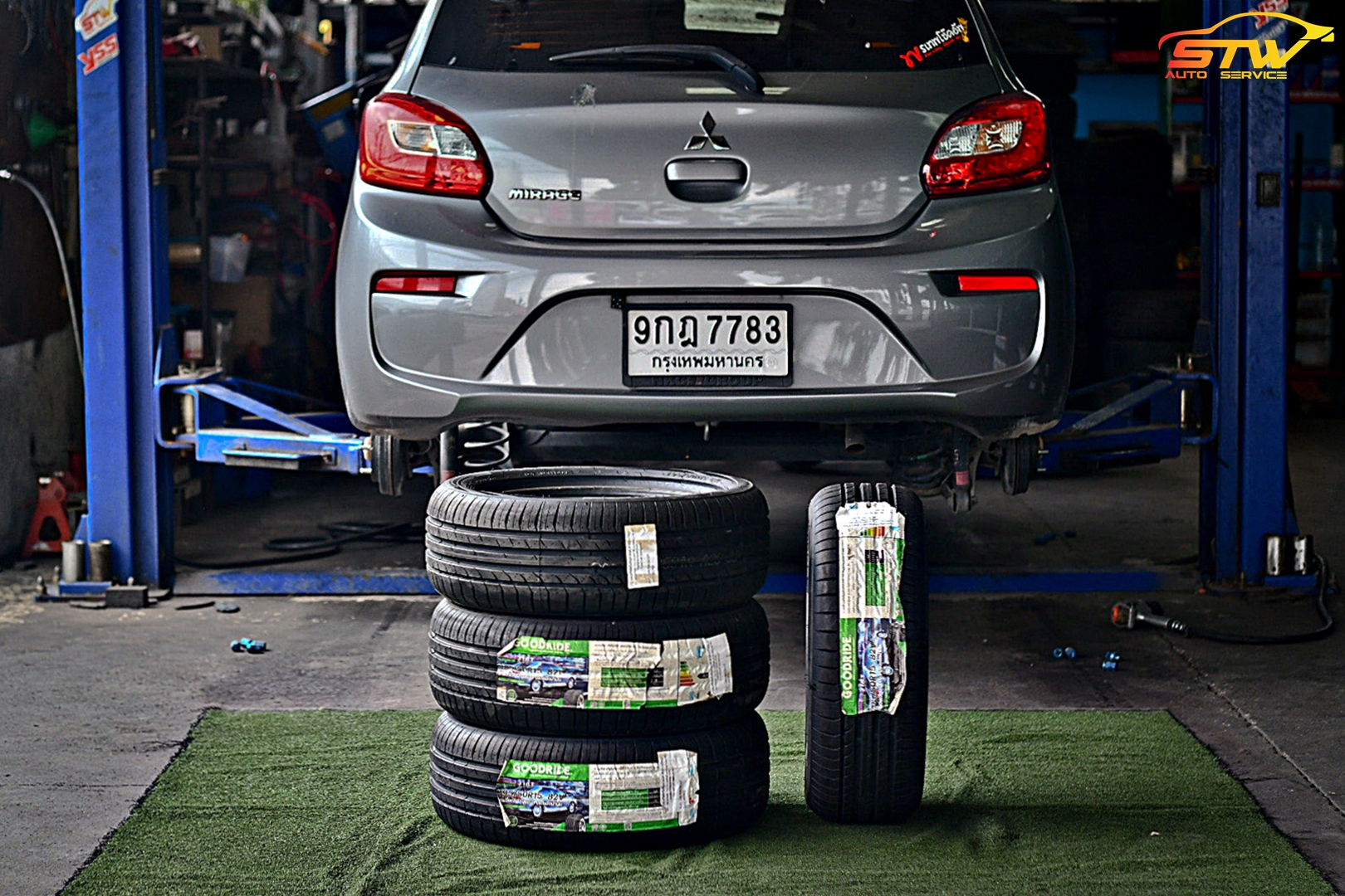 ยาง GOODRIDE ZuperEco Z-107 195/50R15 82V ติดตั้งใส่ NISSAN NOTE