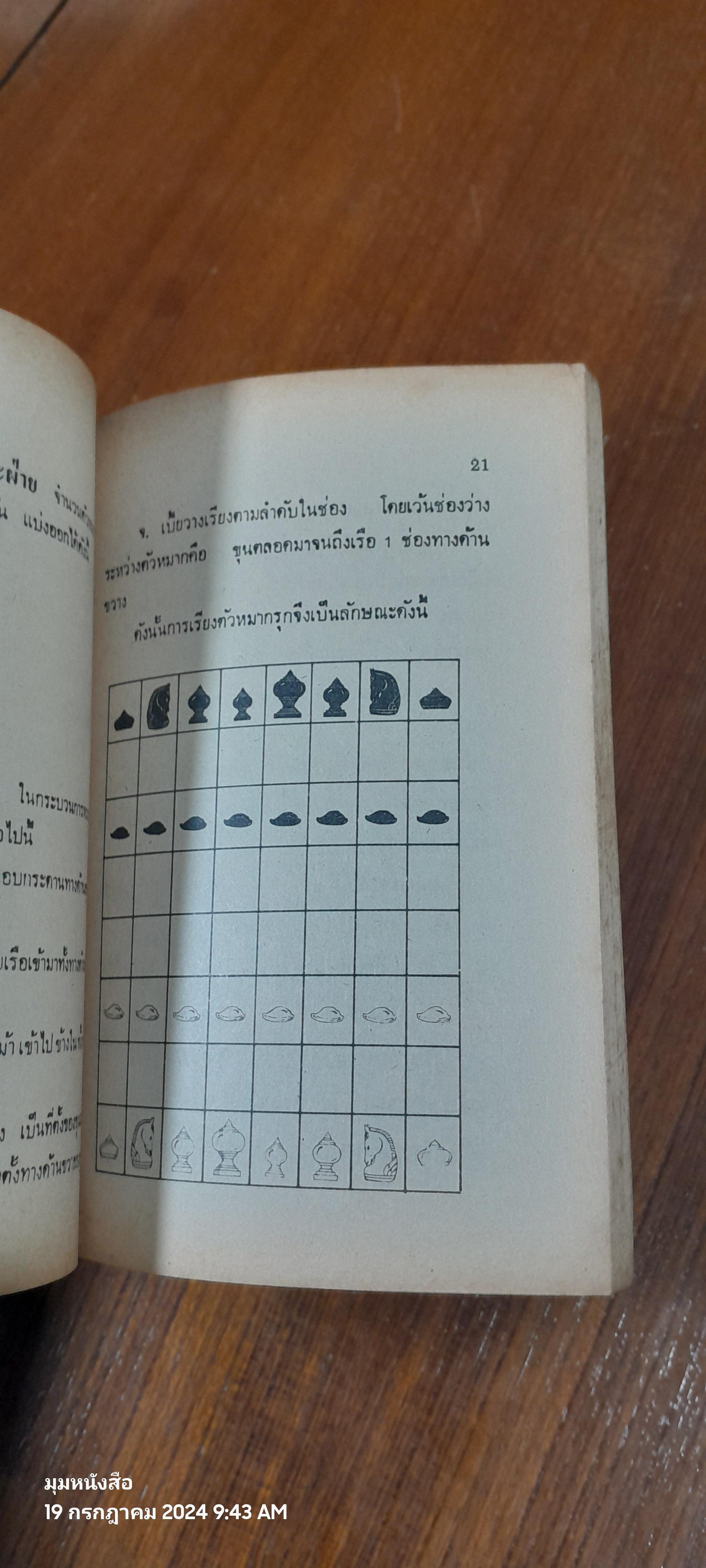ตำราหมากรุกไทย / นายกีฬา