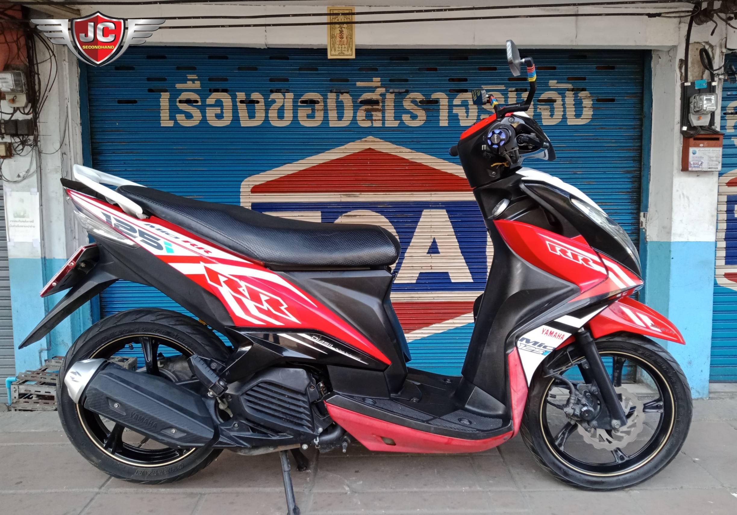 "รถสภาพพร้อมใช้มือเดียว"มาใหม่นำเสนออีกแล้วจร้า YAMAHA MIO125RRจดทะเบียนปี57 เครื่องดีเดิมๆ สตาร์ทติดง่ายๆเลย ขี่ดีศูนย์ได้