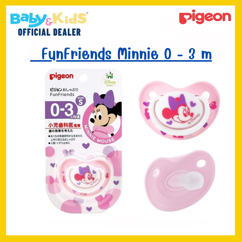 PIGEON Disney Pacifier Minnie (S) 0-3 m