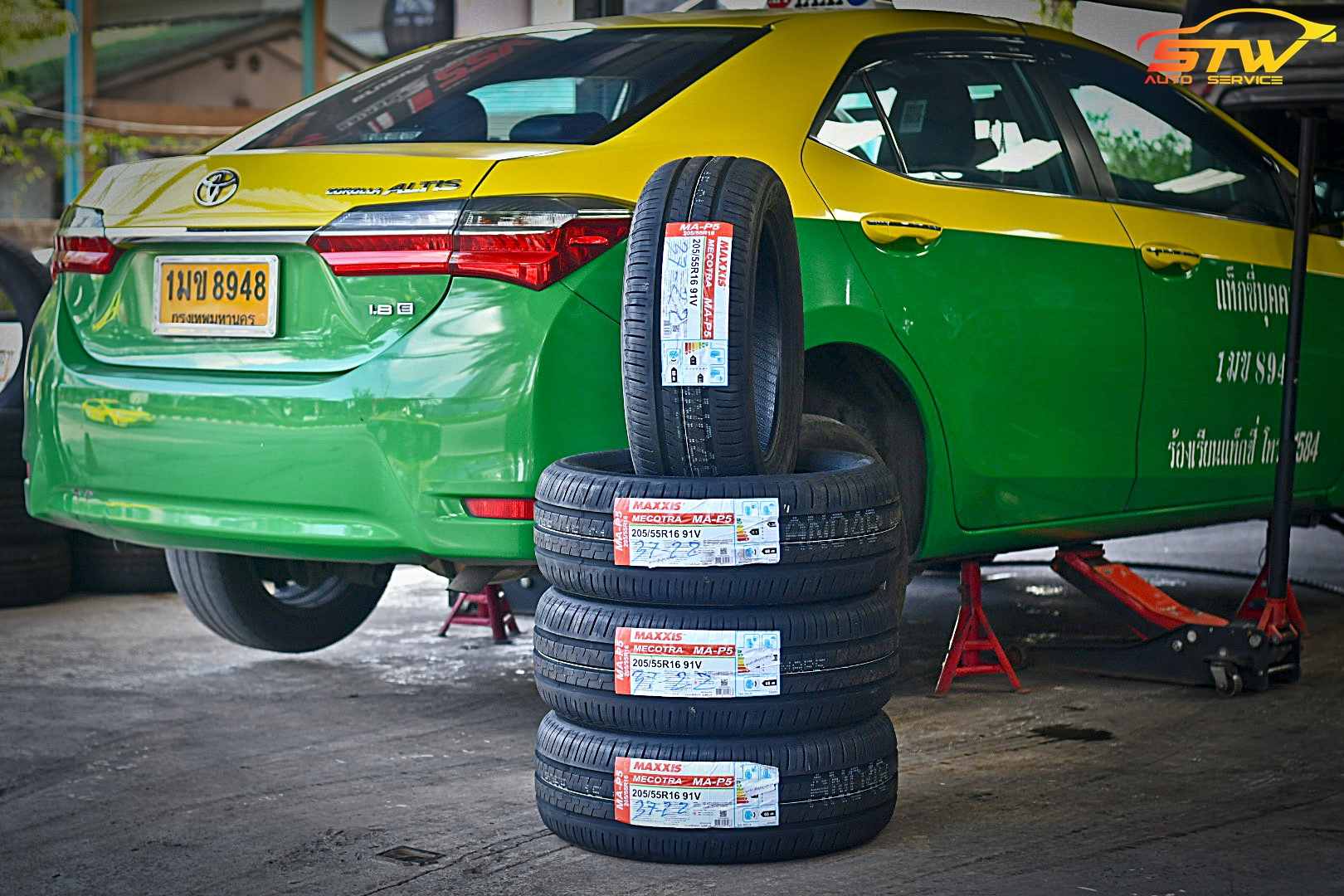 เปลี่ยนยาง TOYOTA ALTIS MAXXIS MECOTRA MAP5 205/55R16 91V