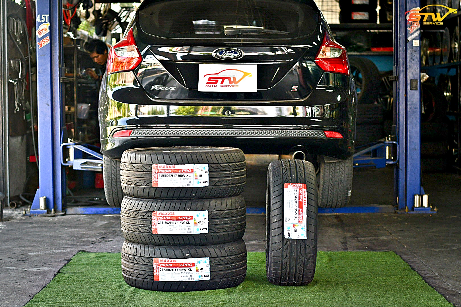 ยาง MAXXIS I-PRO 215/50R17 95W ติดตั้งใส่ FORD FOCUS