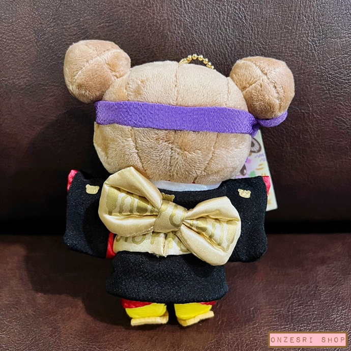 พวงกุญแจตุ๊กตา Rilakkuma Kabuki (Japan Limited) แบบ Rilakkuma ขนาด 14 x 11 x 5 ซม.