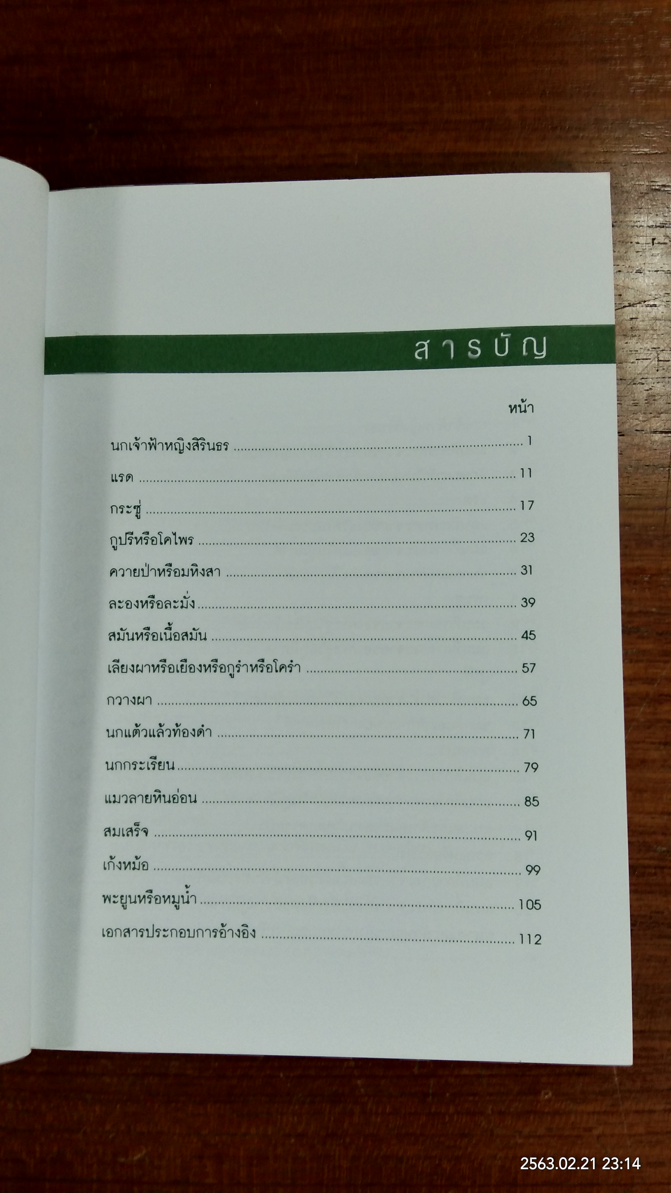 สัตว์ป่าสงวนในประเทศไทย / กรมอุทยานแห่งชาติ