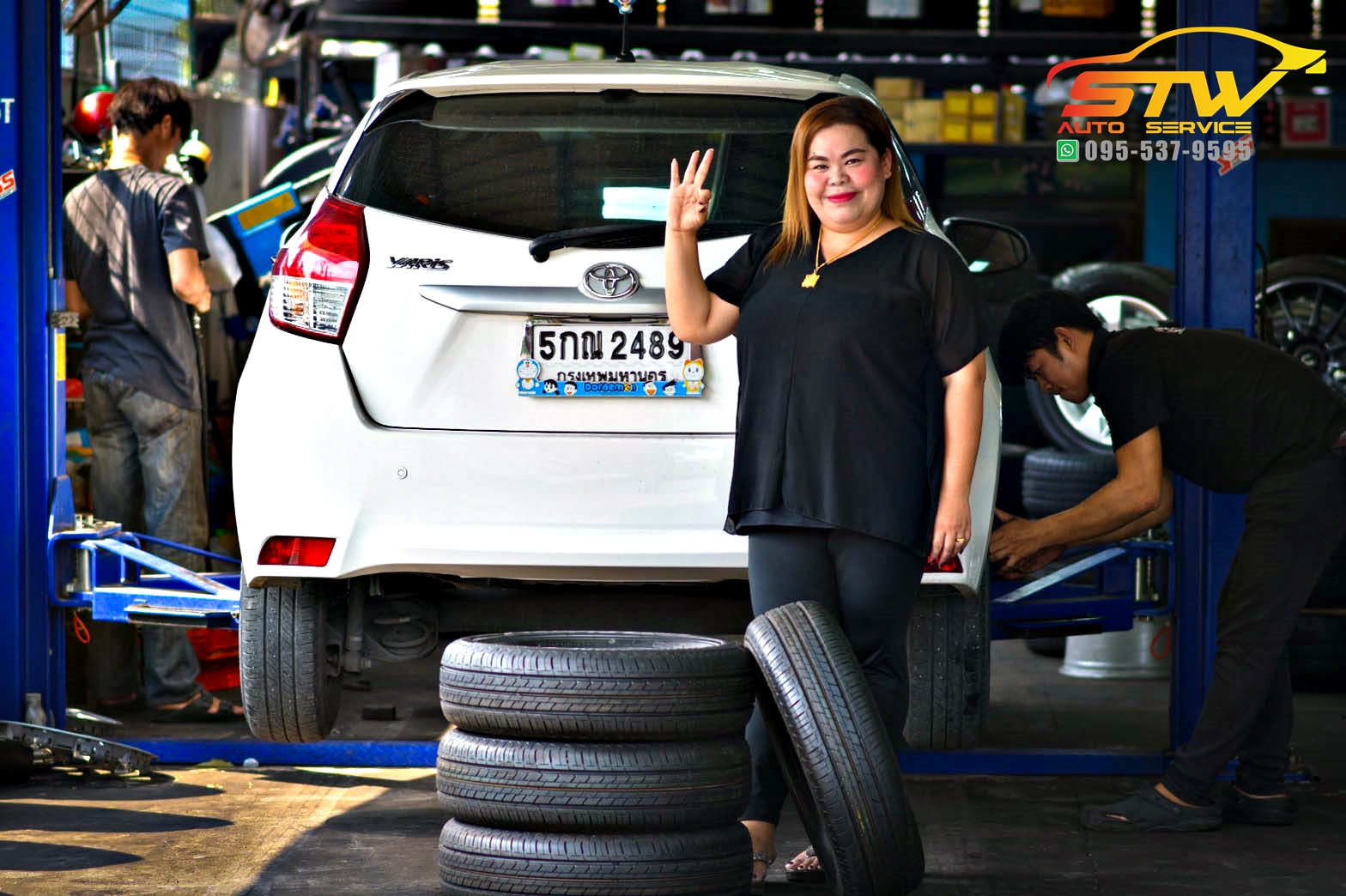 ยางป้ายแดง Bridgestone Ecopia EP150 ขนาดยาง 185/65R15 (ปี19)
