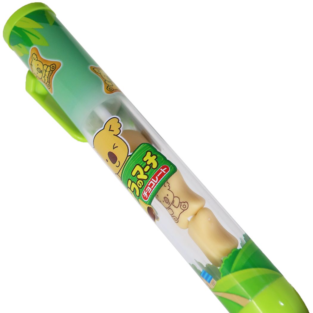 ปากกาหมึกดำ Pen x Koala March ด้านในทำเป็นเหมือนขนม กลิ้งขึ้นลงได้ น่ารักมาก