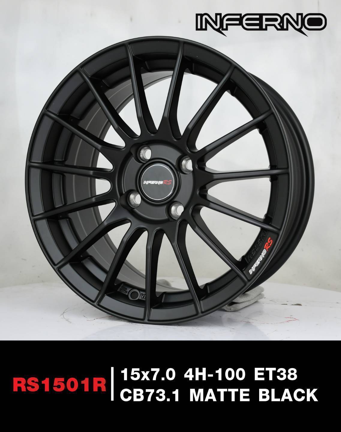 ล้อแม็กซ์ INFERNO RS1501R ขอบ15นิ้ว ราคาพิเศษ