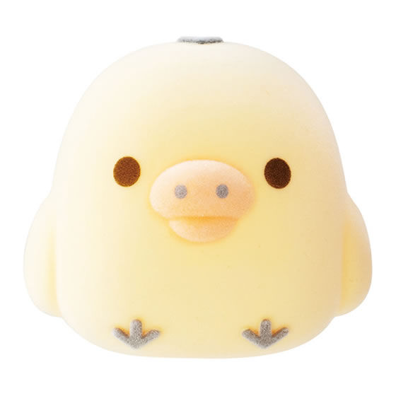 Capchara Rilakkuma Flocky 2 เป็นโมเดลแบบตั้งได้ ตัวใหญ่ประมาณ 8 ซม. ผิวเป็นเคลือบแบบกำมะหยี่ มี 4 แบบให้เลือก