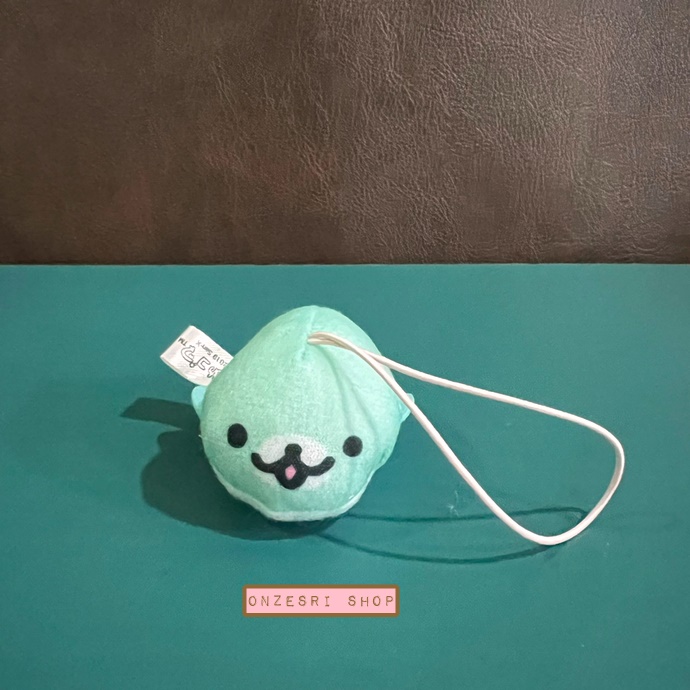 พวงตุ๊กตายางยืด Mamegoma Yuru Yuru Gurashi Chokonto ขนาด 3 x 5.5 ซม. (เฉพาะตัว) ด้านบนเป็นยางยืด ไว้ห้อยของ ทำเป็นพวงกุญแจได้ มี 5 แบบให้เลือก