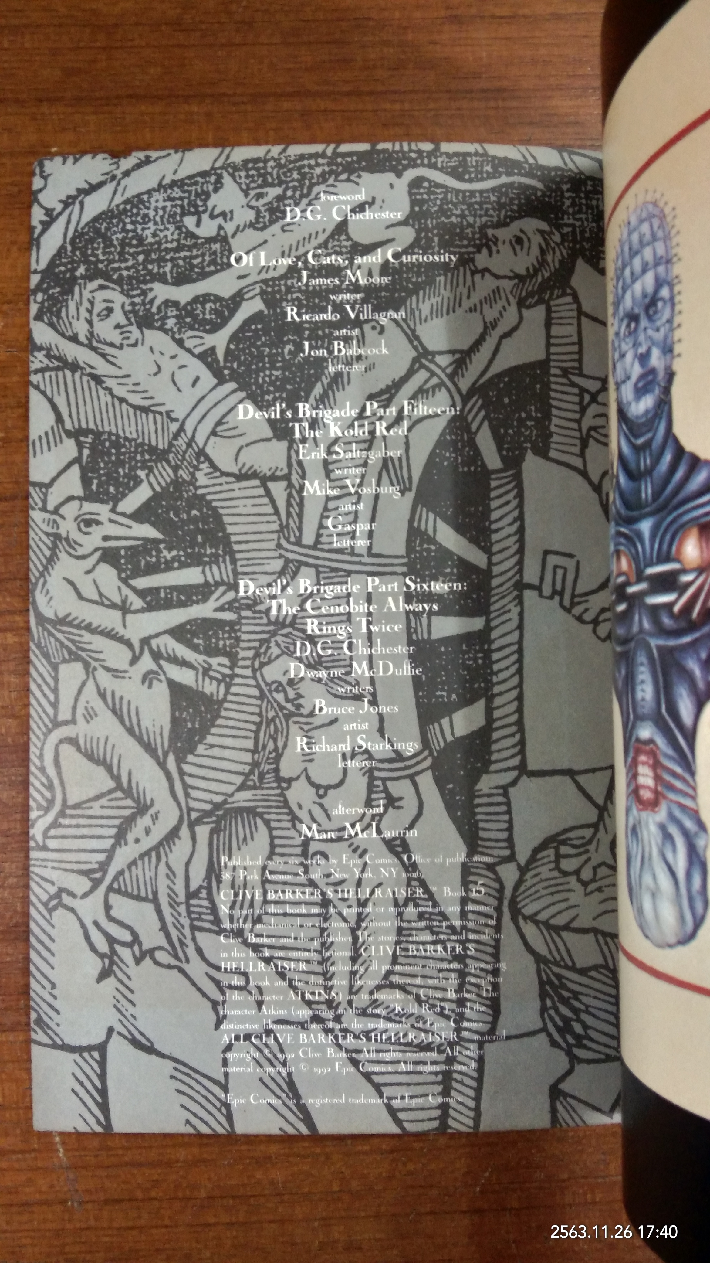 Clive Barker's Hellraiser : Book 15