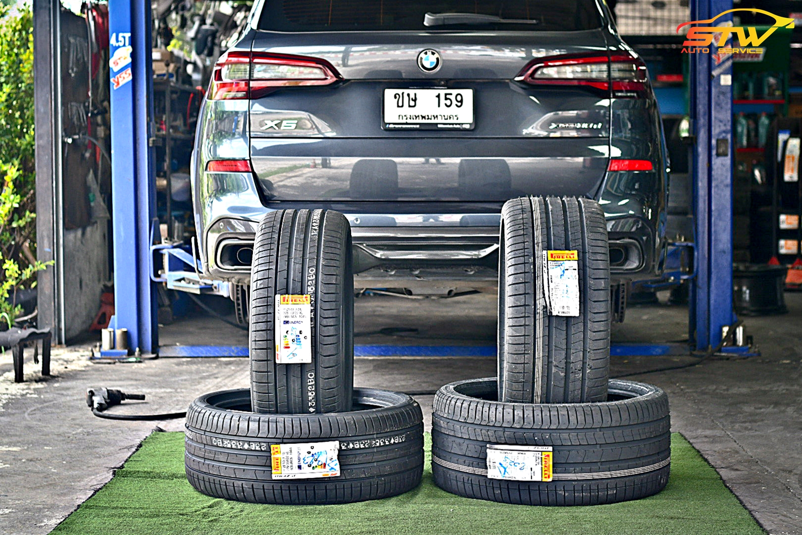 ยาง PIRELLI P Zero PZ4 F 275/35R22 R 315/30R22 ติดตั้งใส่ BMW X5